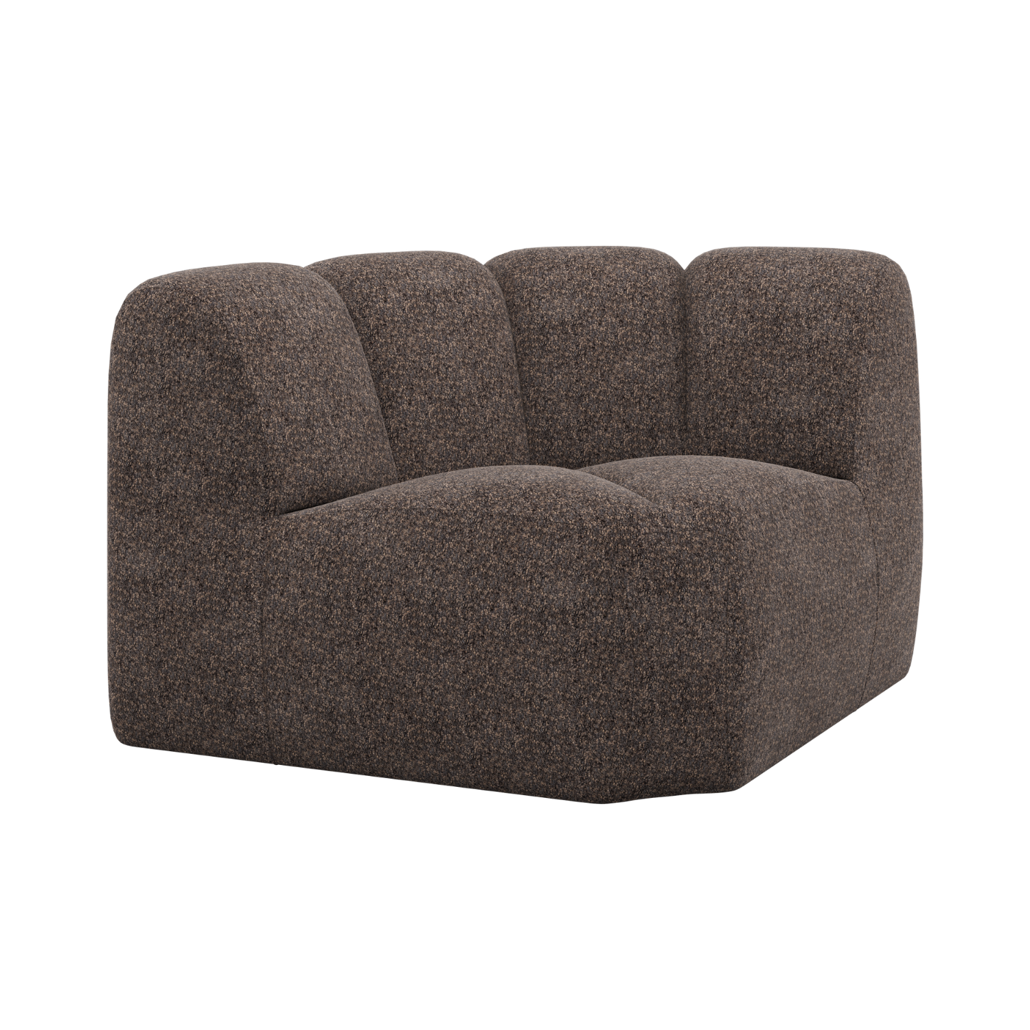 MOJO Modular Sofa - Brown Corner Element