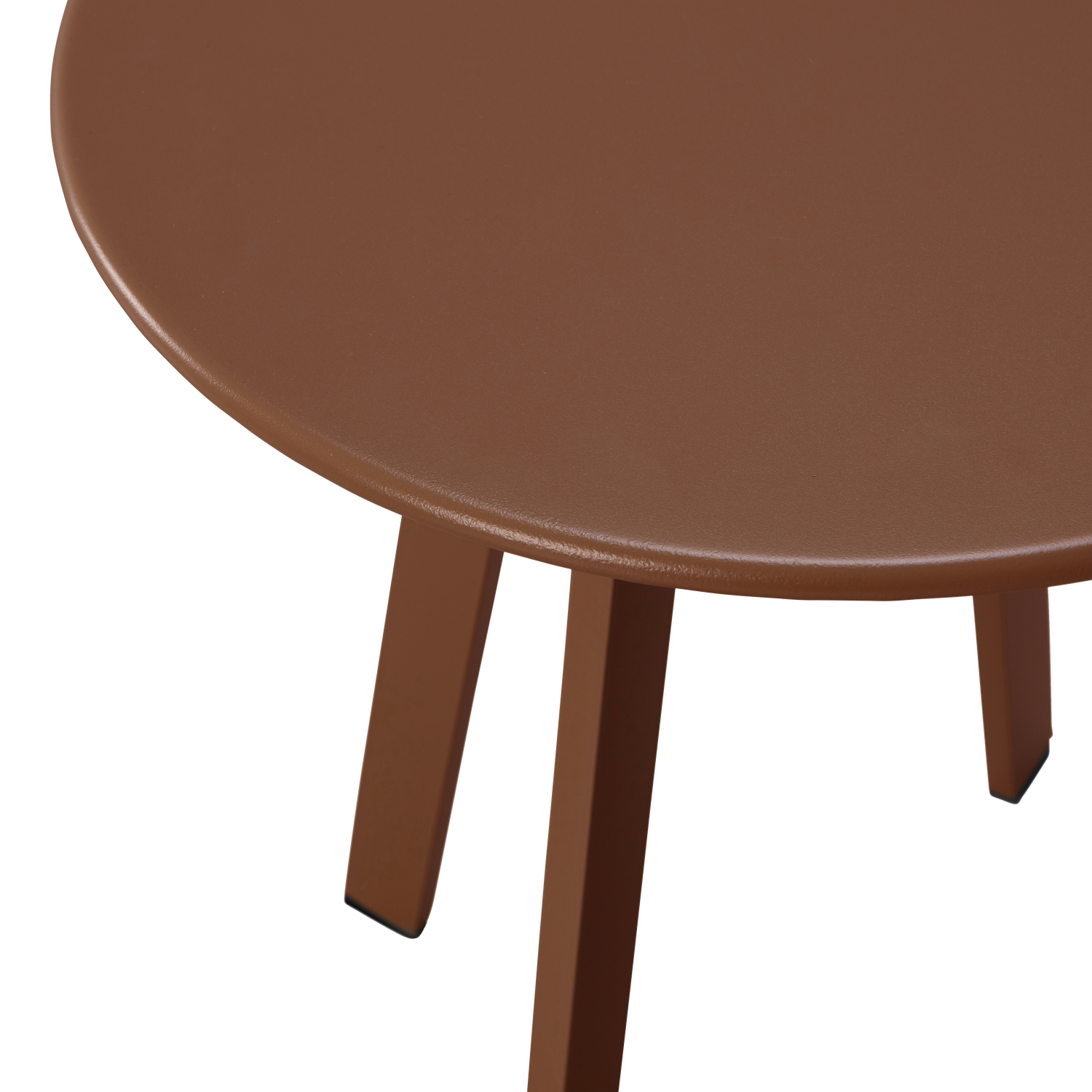 Bočný záhradný stolík FER hnedý