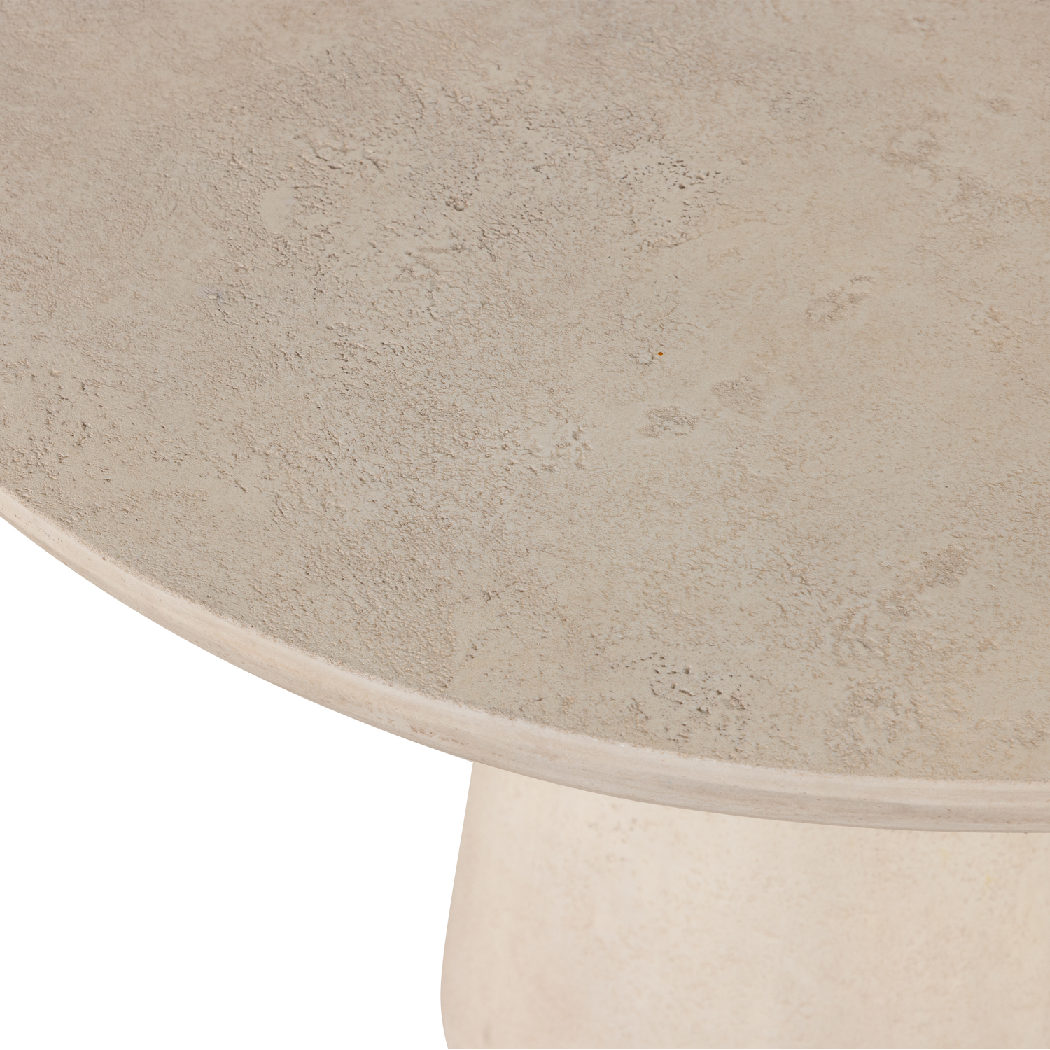 Round Garden Table KEVON Beige