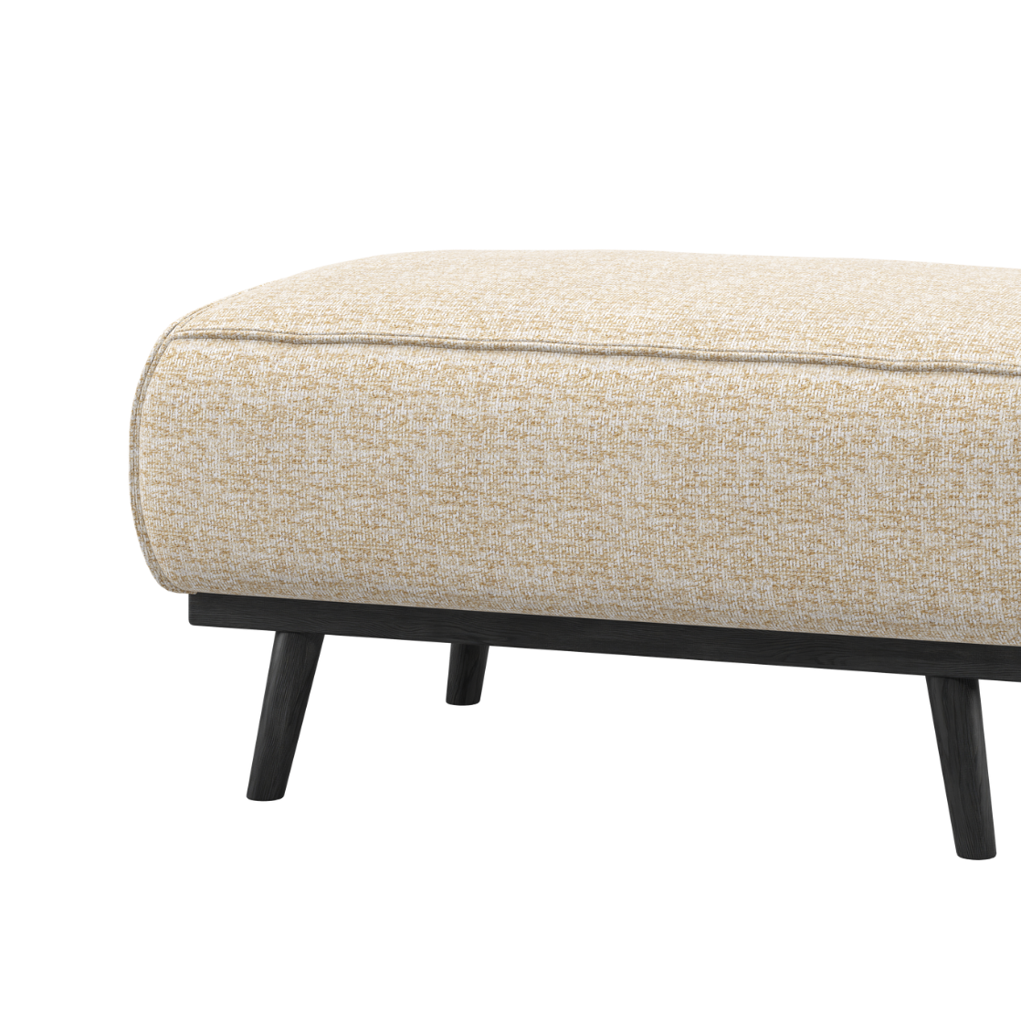 STATEMENT Beige Melange Footstool