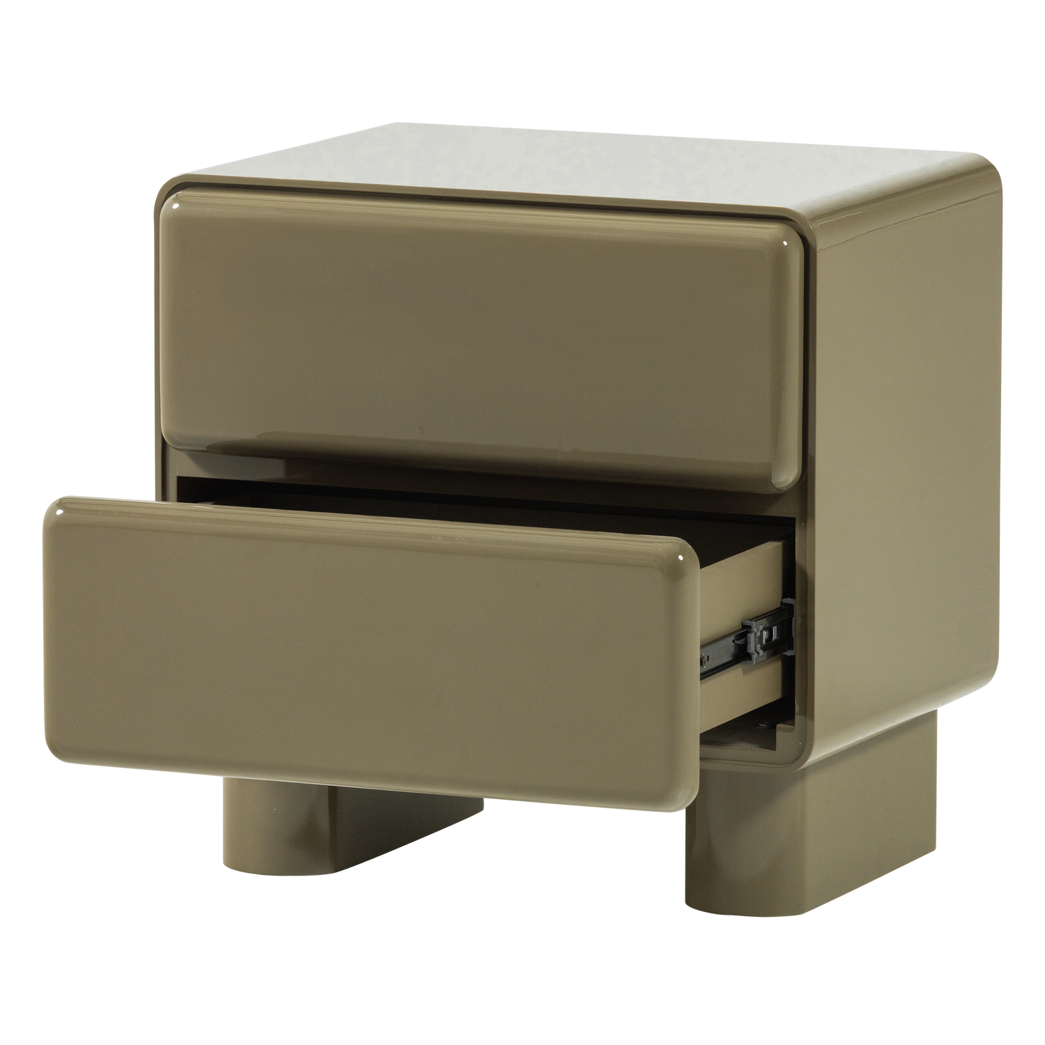 Nočná skrinka LUSTRA zelená