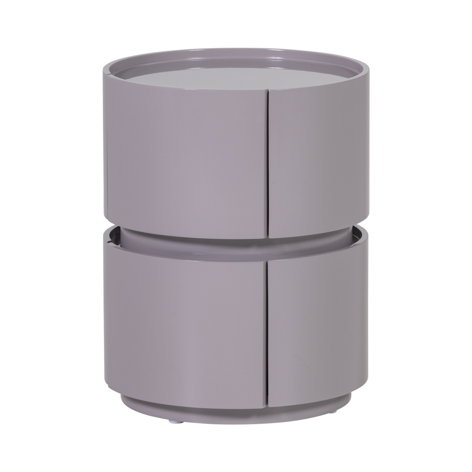 LUNEX Gray Side Table