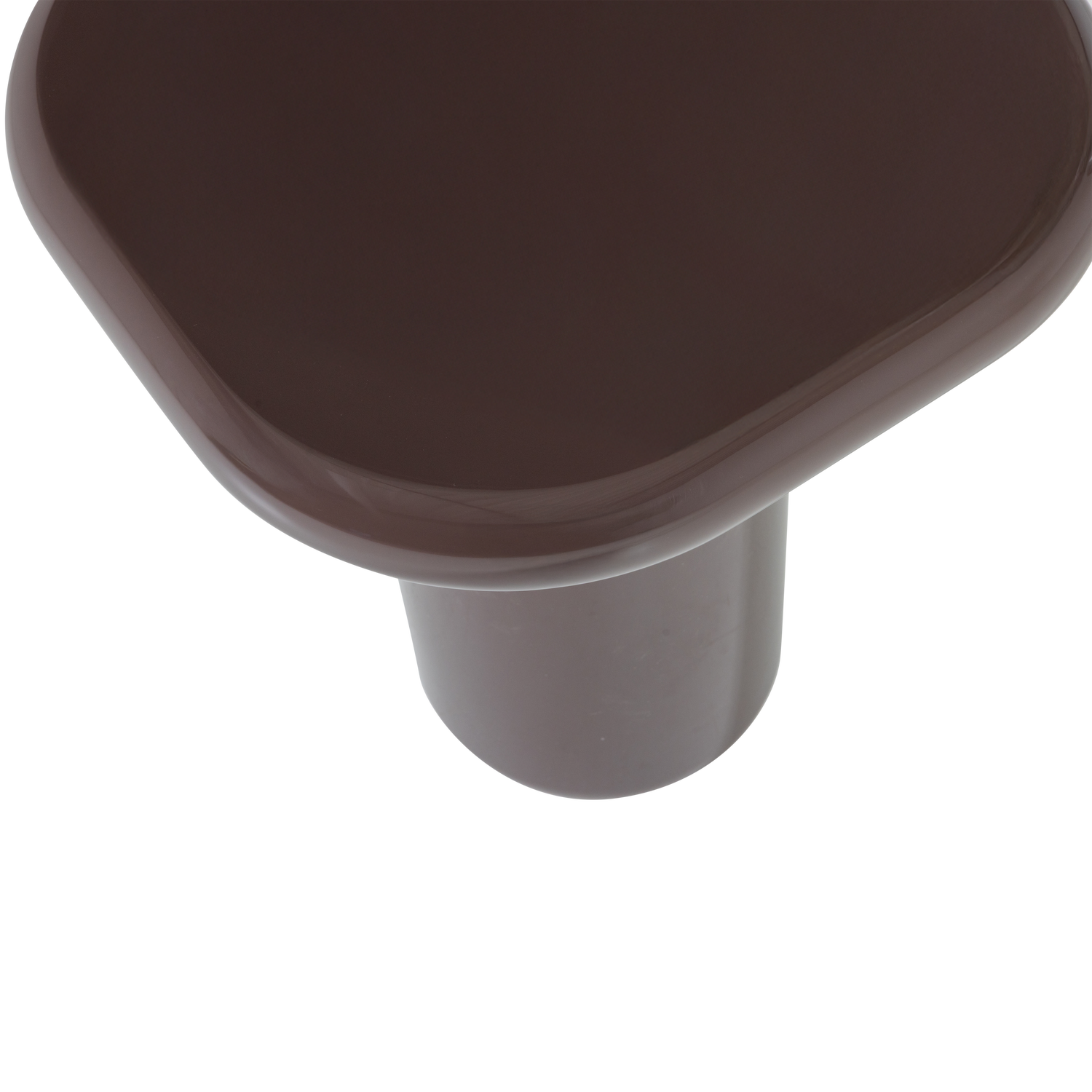 Bočný stolík ZAVA hnedý