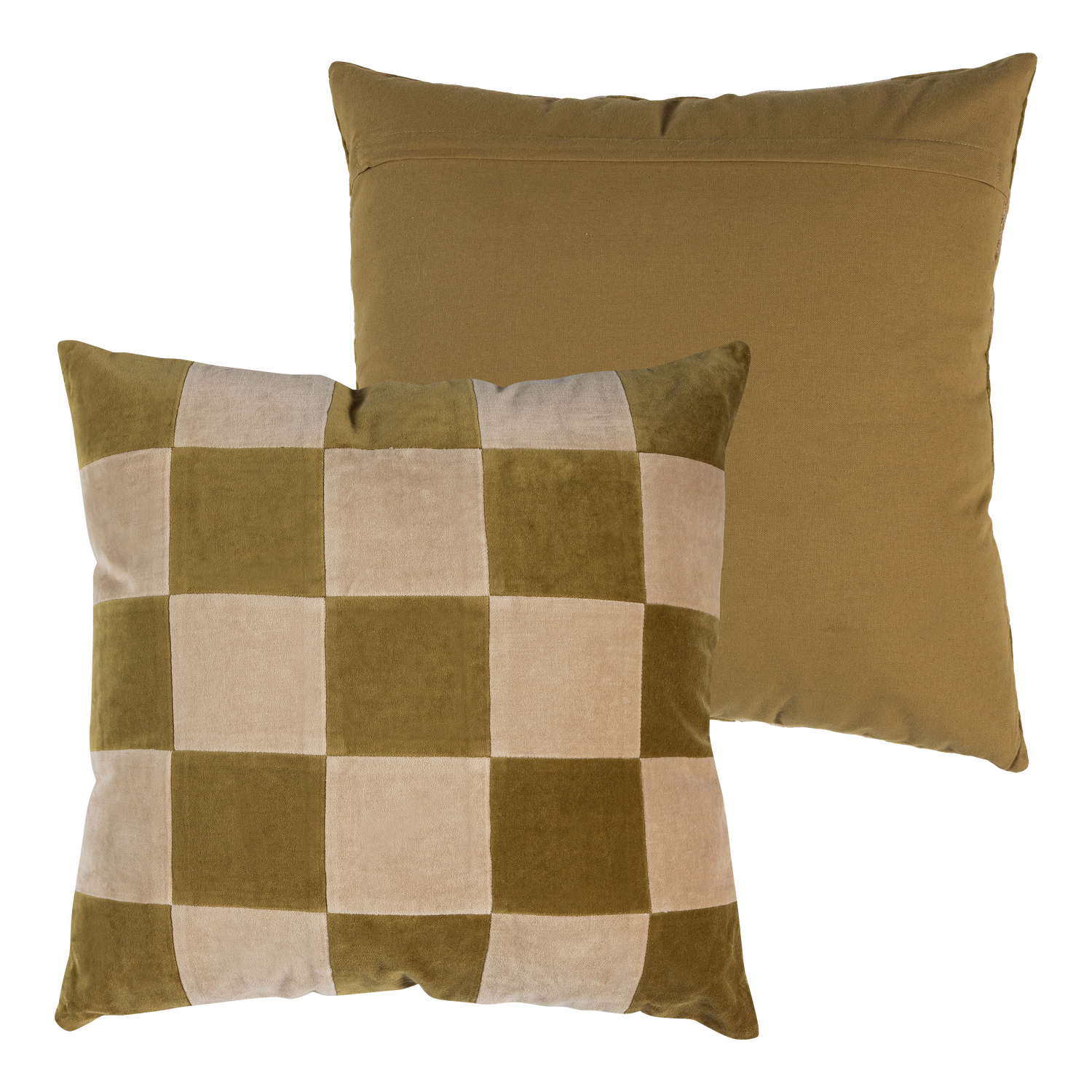 Súprava vankúšov VOLA zelená s oranžovou