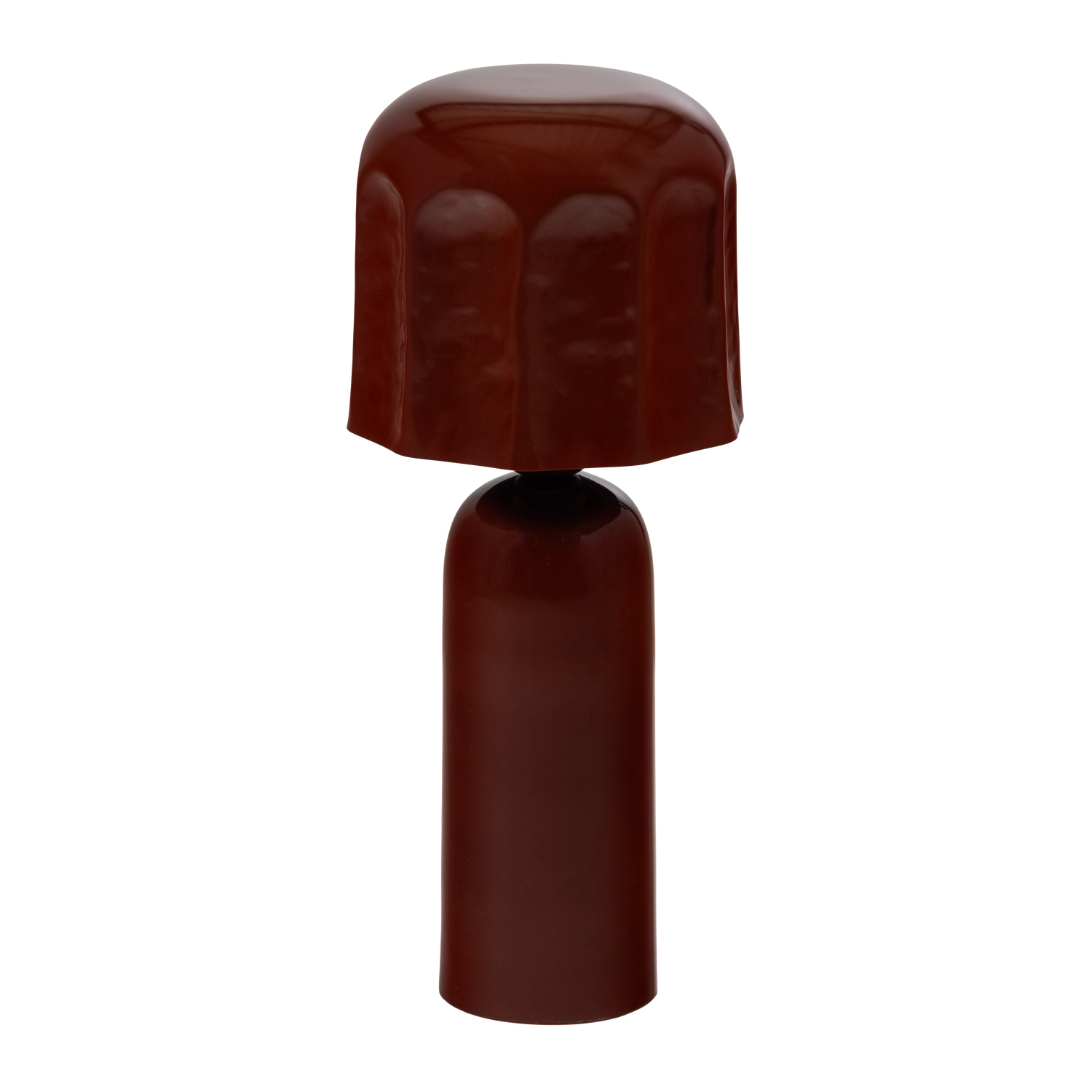 LUMIRA Table Lamp in Burgundy