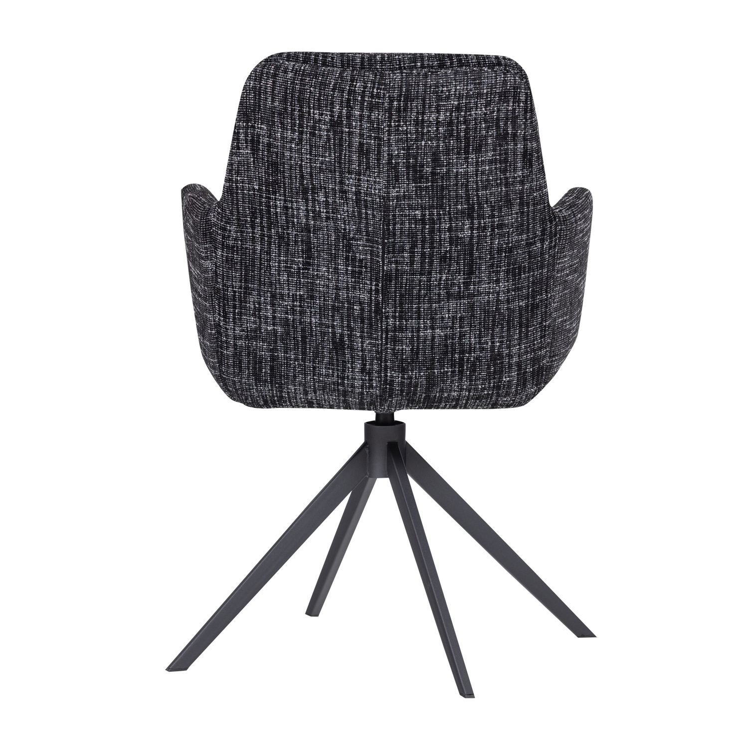 GRANT swivel chair black mélange