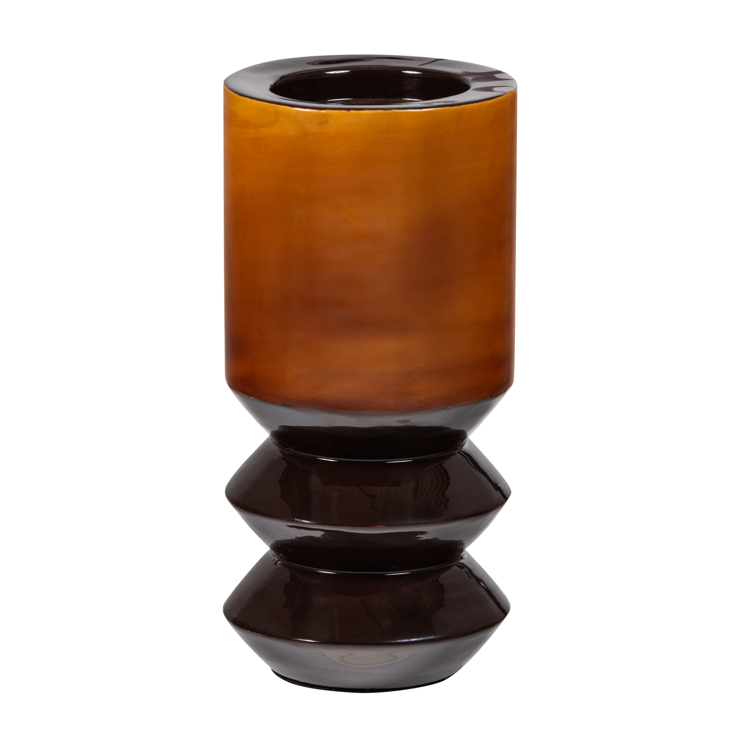 KIVA Brown Candle Holder