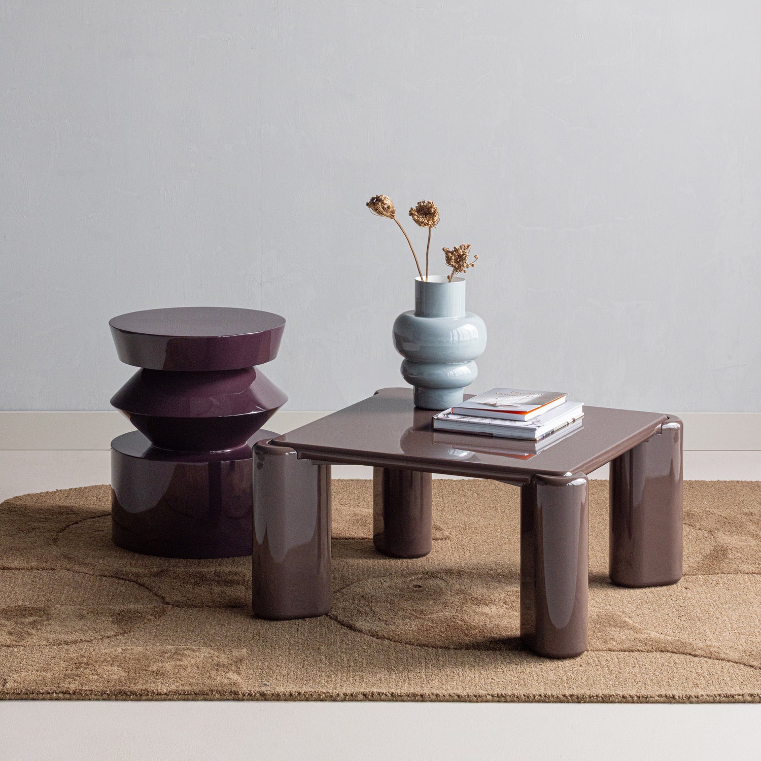 TIVEN Brown Coffee Table