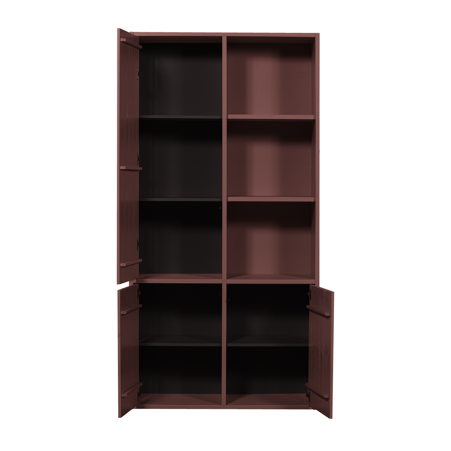 MEREL Burgundy Cabinet Shelf