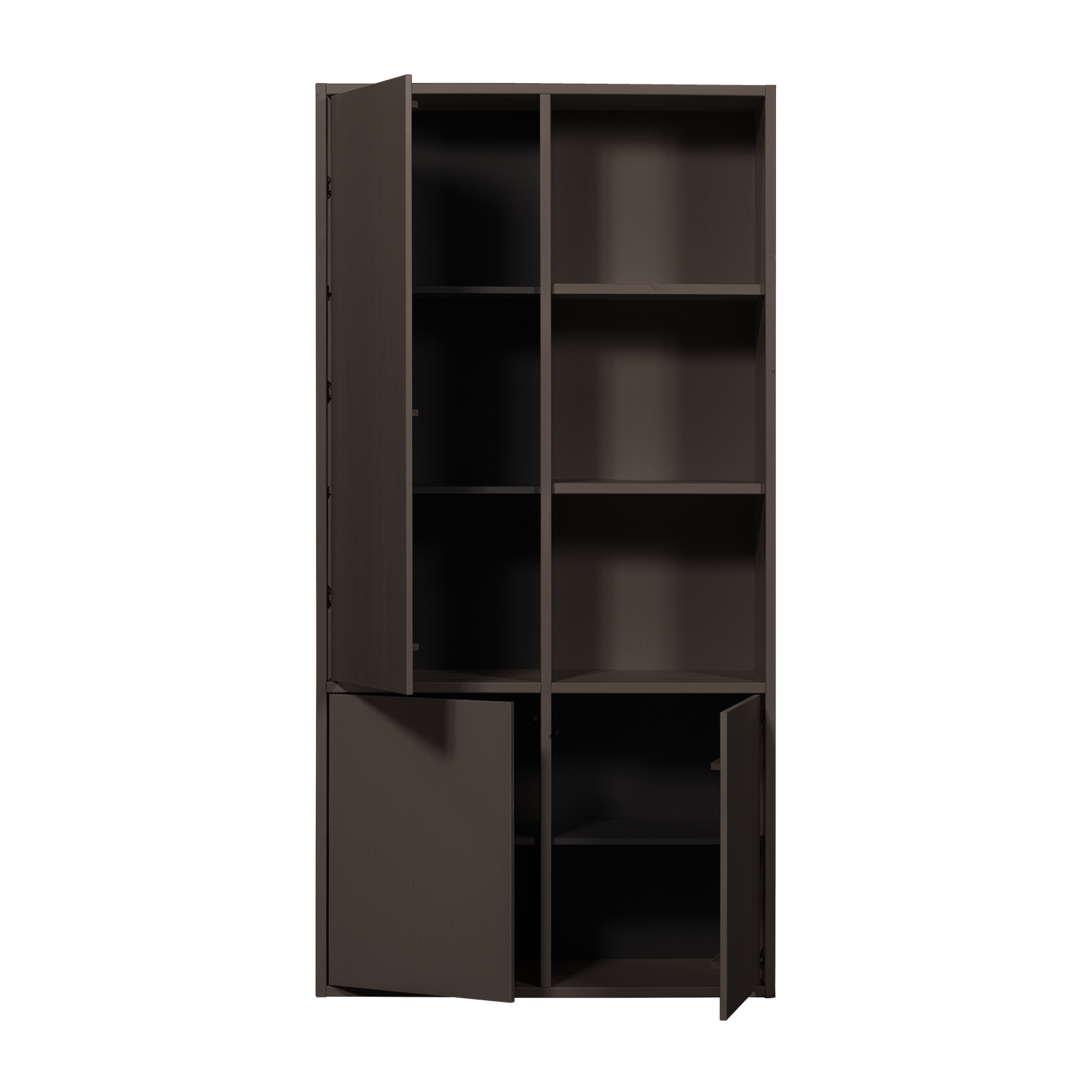 MEREL Brown Cabinet Shelf