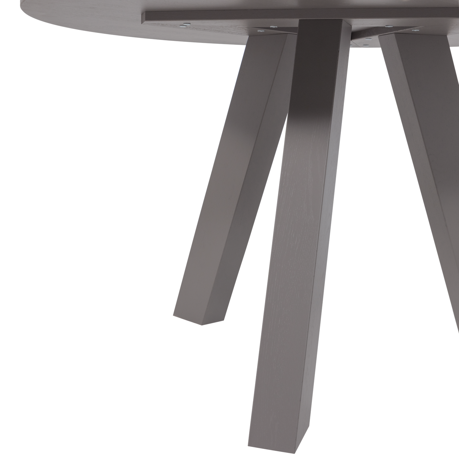 Round Table RHONDA TRIO Gray Oak Wood