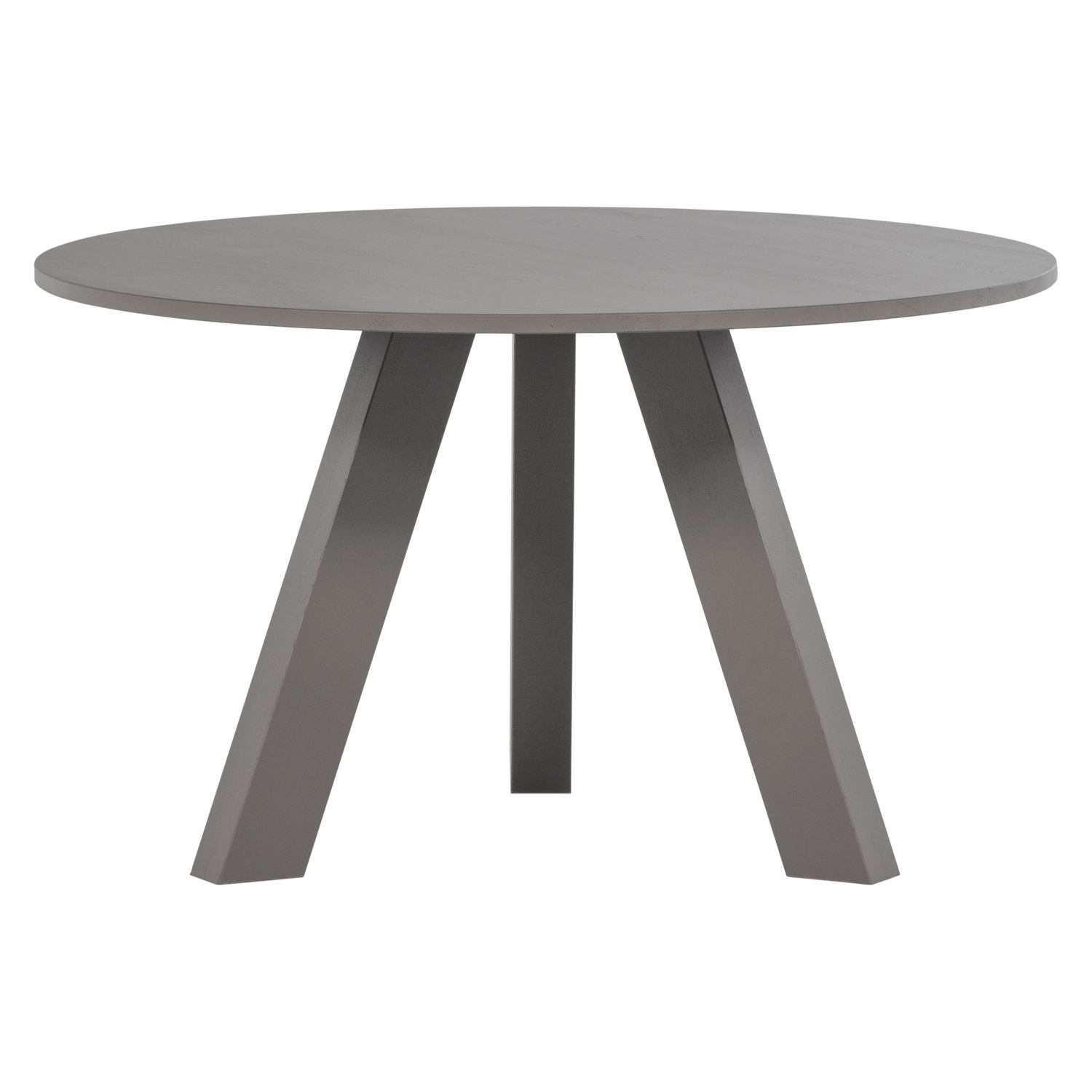 Round Table RHONDA TRIO Gray Oak Wood