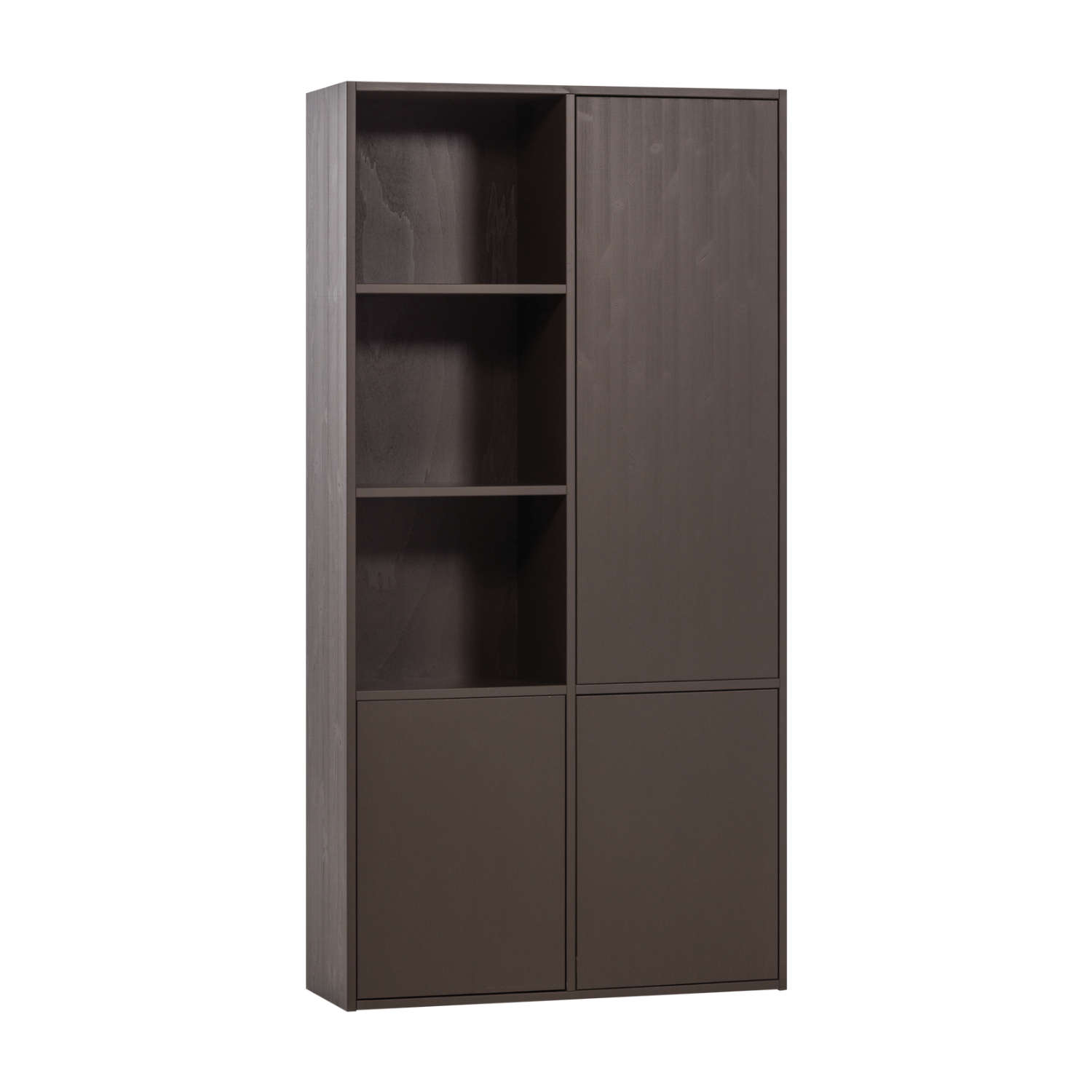 Skriňa s policami MEGGY hnedá