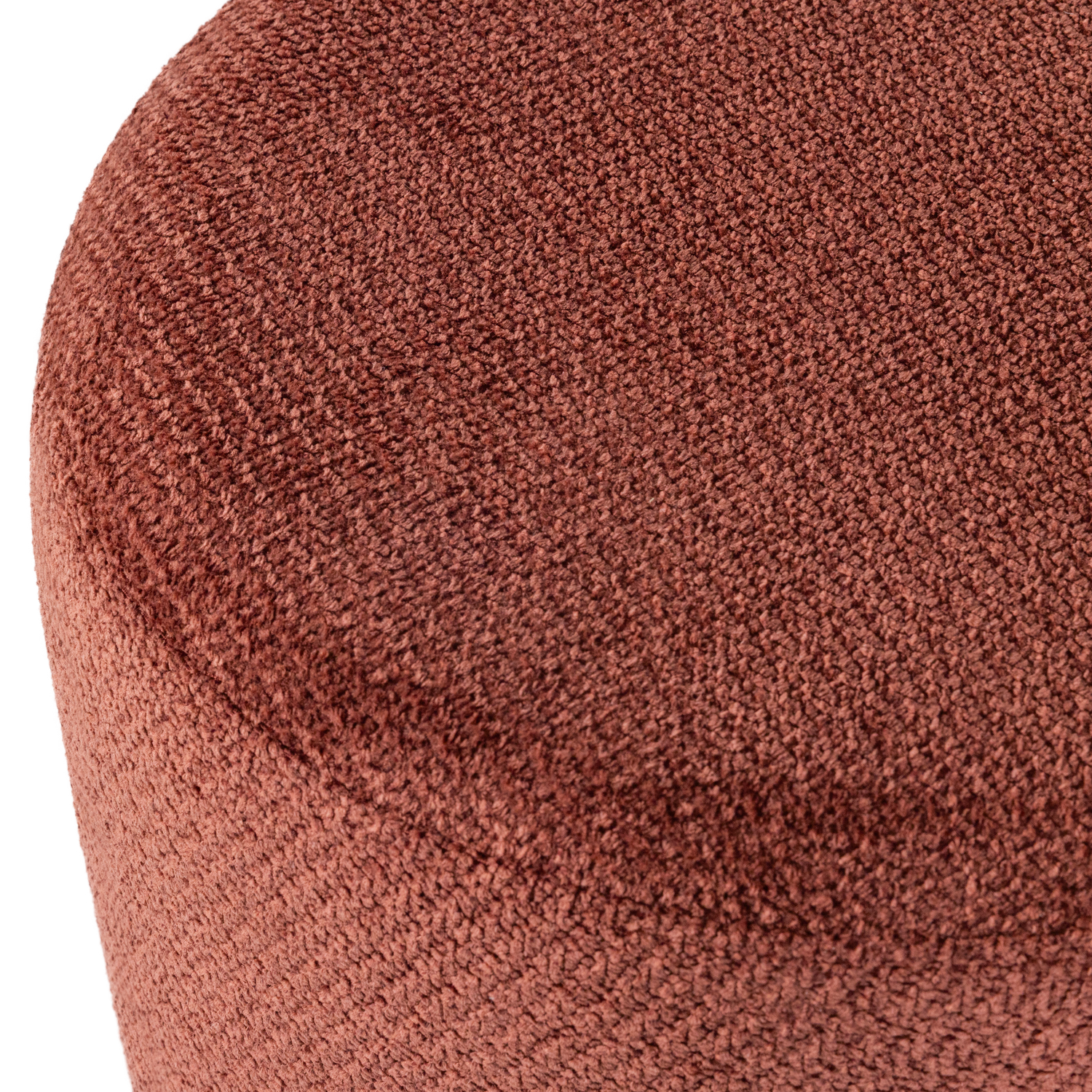 ISLEN Burgundy Swivel Pouf