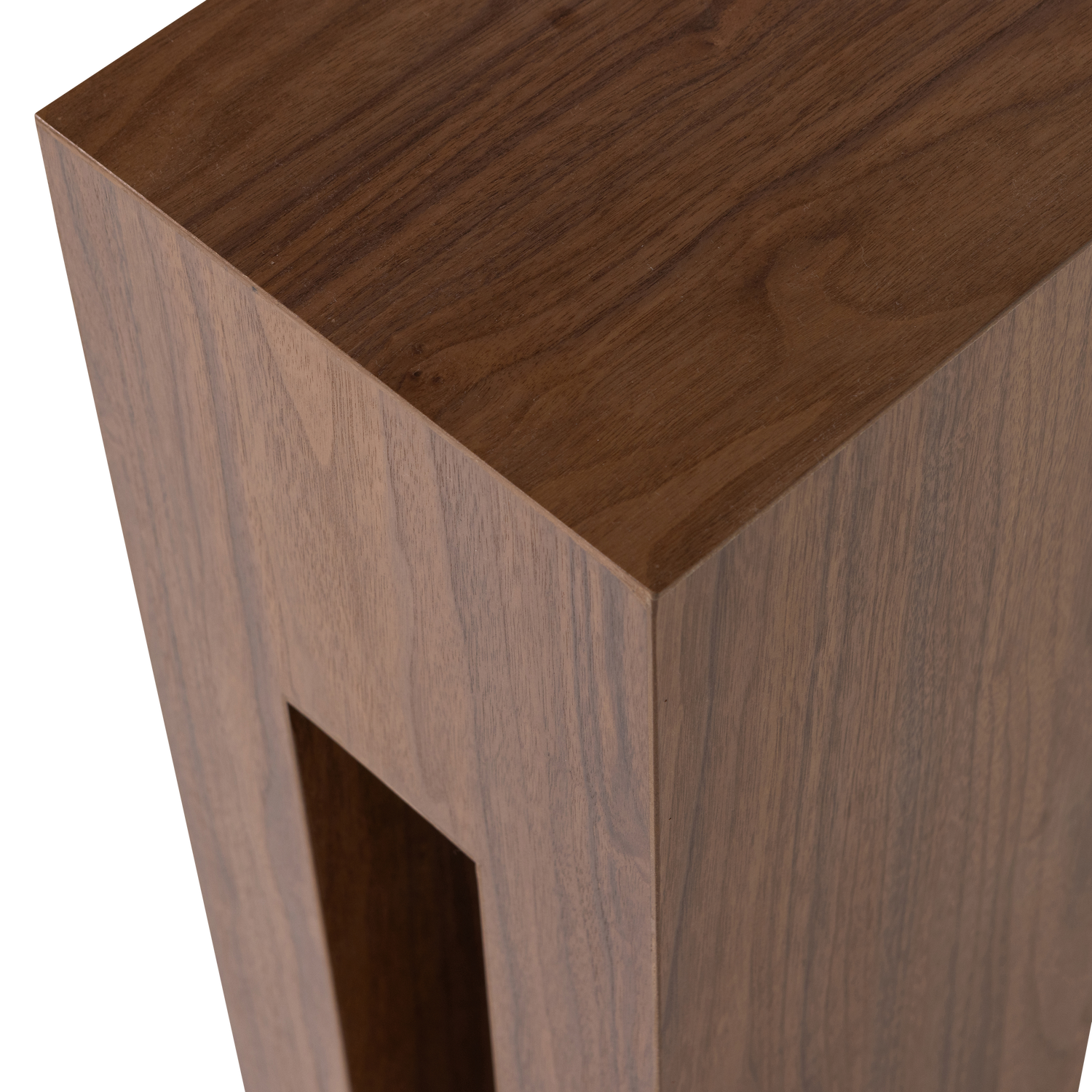 PLANTOR Dark Brown Walnut Veneer Plant Stand