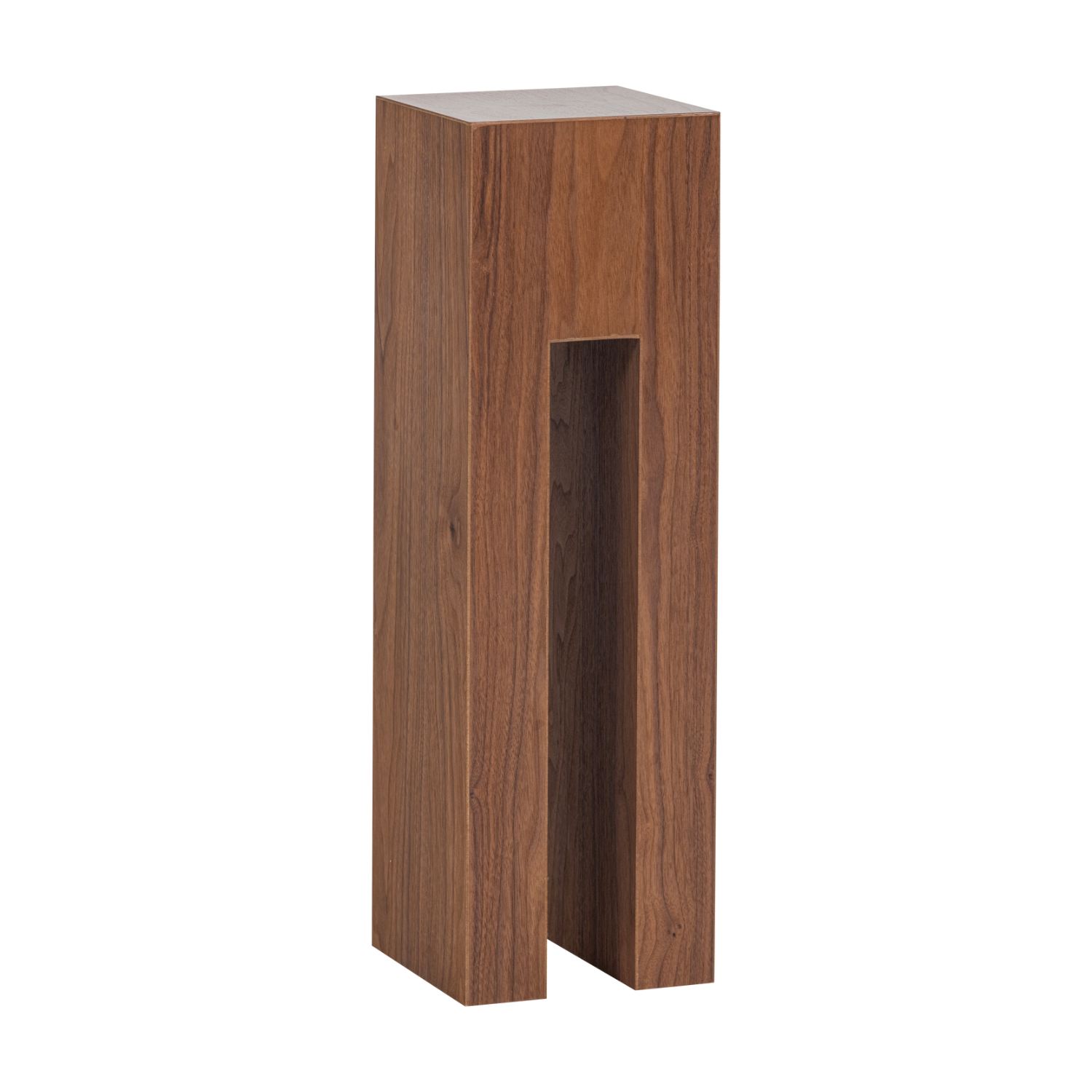 PLANTOR Dark Brown Walnut Veneer Plant Stand