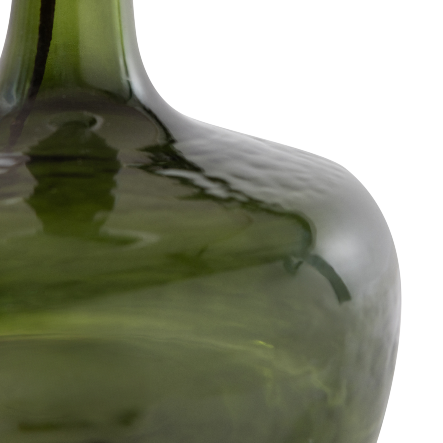 Stolná lampa LUMA zelené sklo