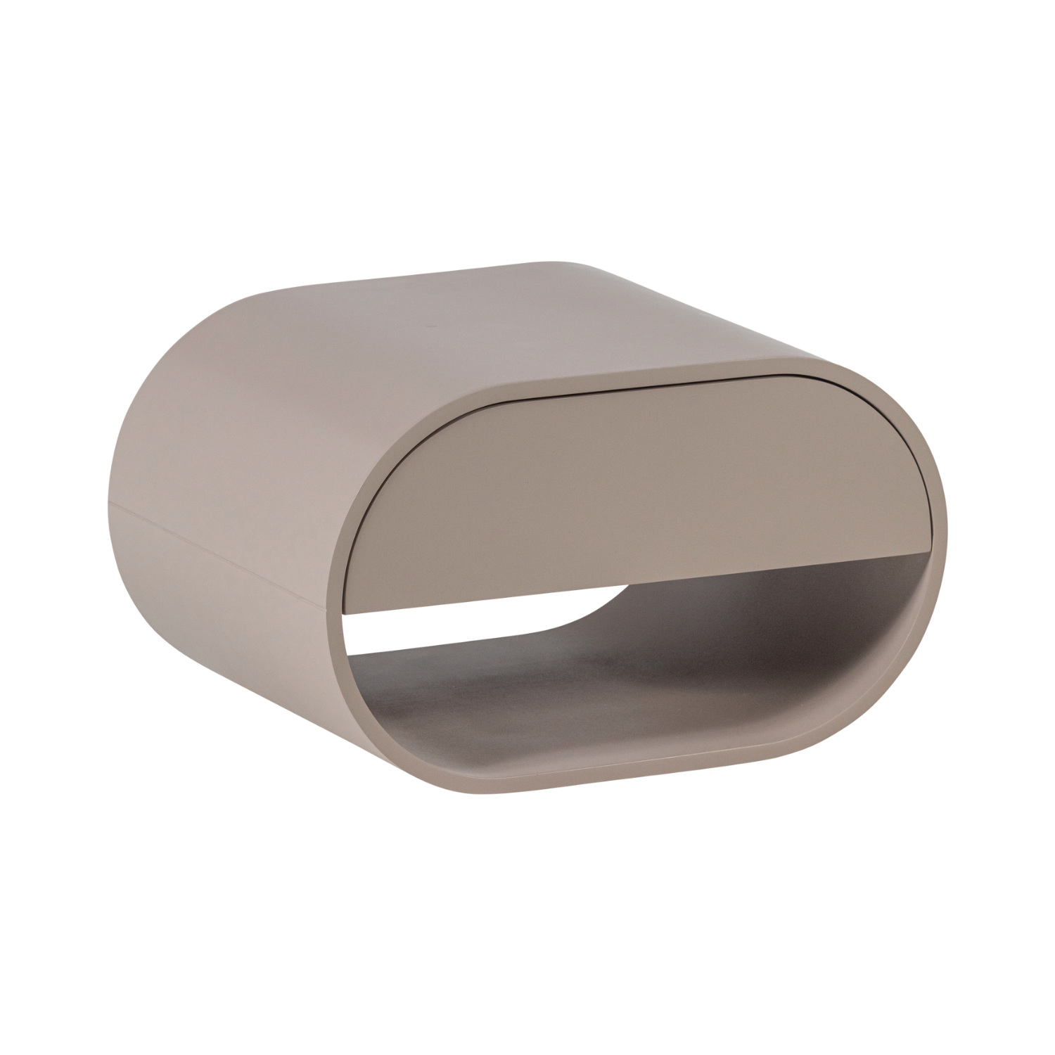 MOMO Beige Wall-Mounted Nightstand