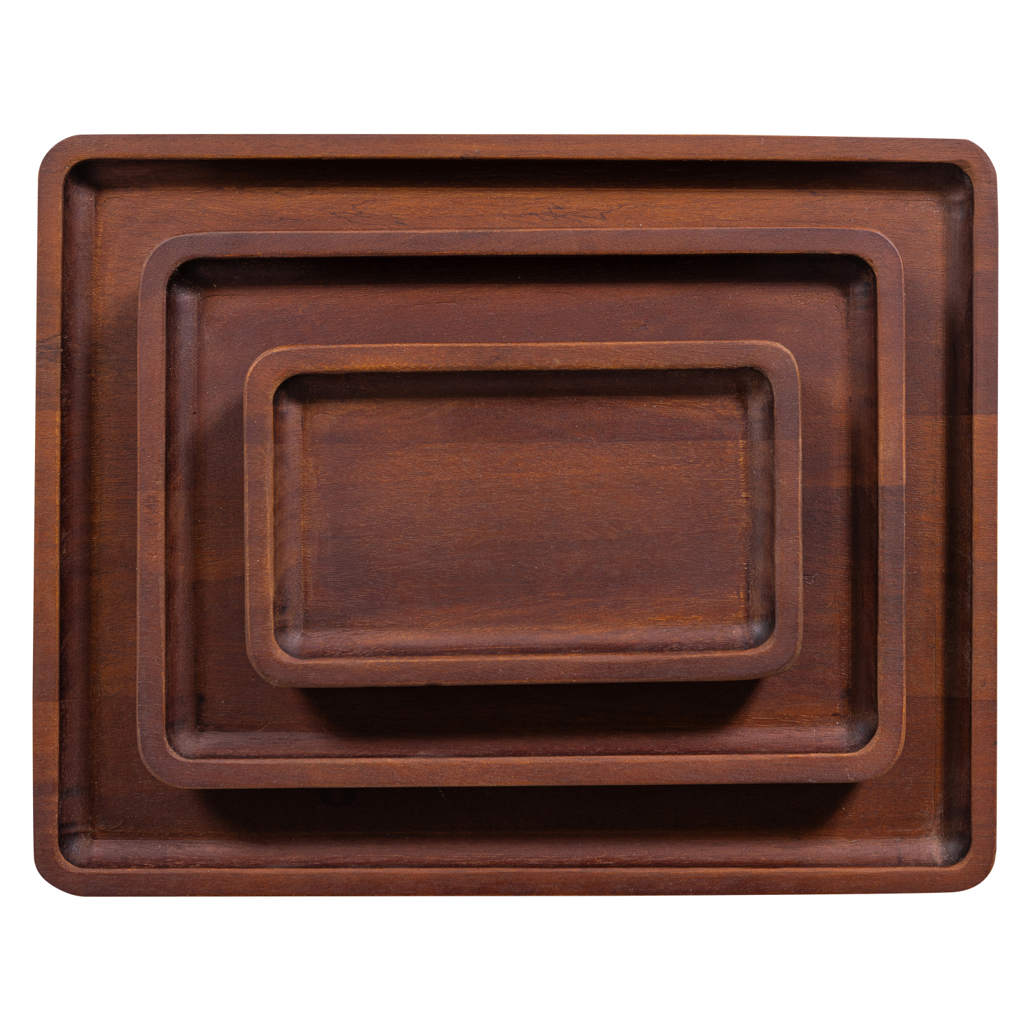 TRAYLA Mango Wood Tray Set
