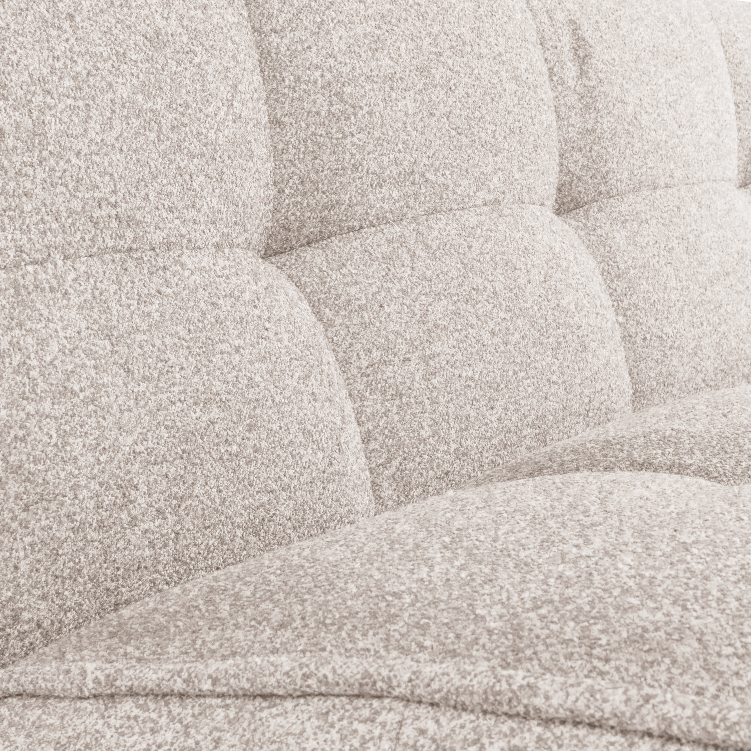 Sofa CLUSTER - 3-seater sand bouclé module