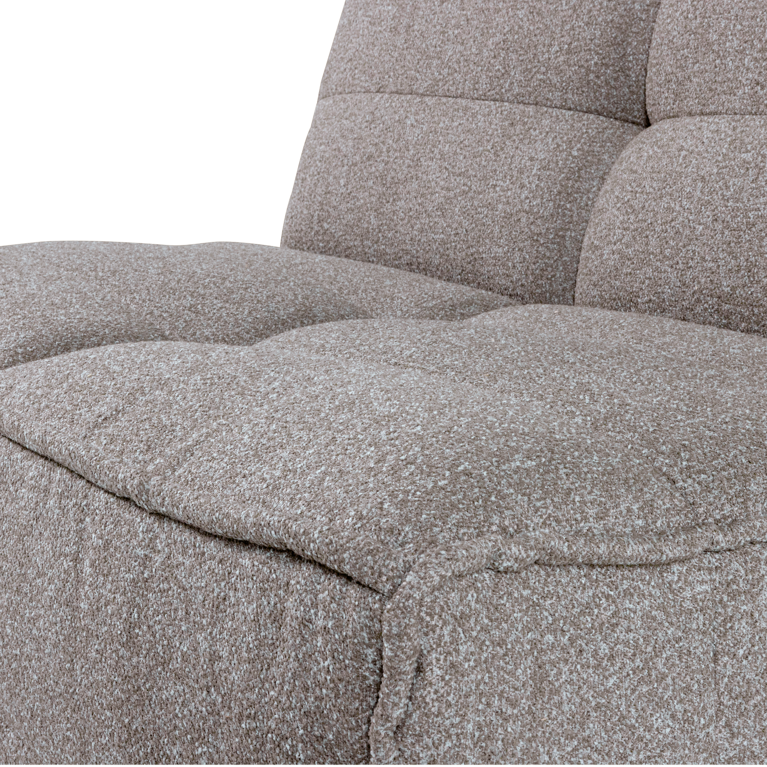 Chair / module CLUSTER gray bouclé