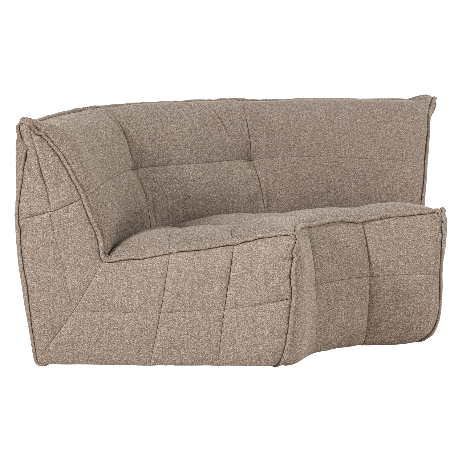 Sofa CLUSTER - modulárny rohový béžový bouclé