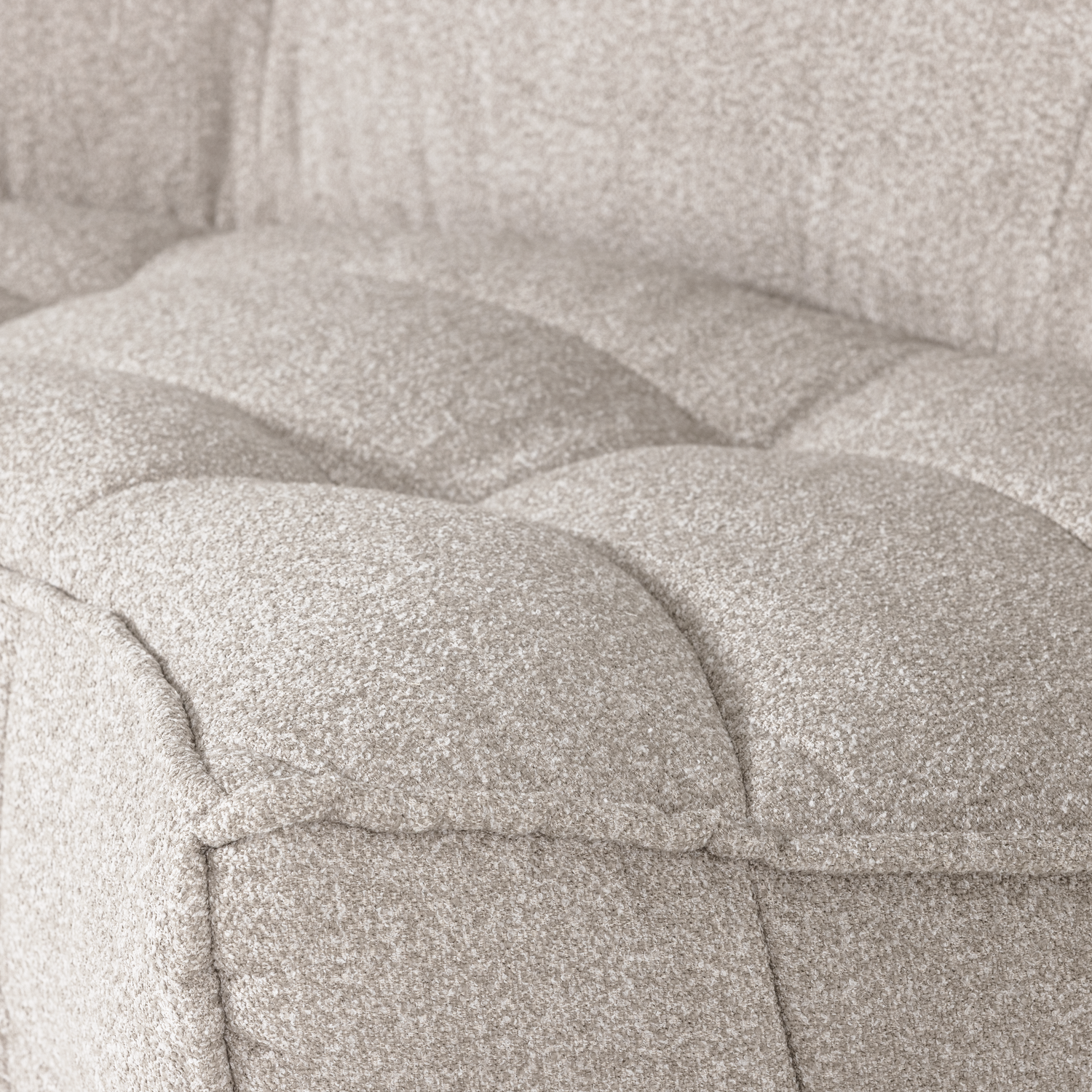 Sofa CLUSTER - modulárny rohový pieskový bouclé