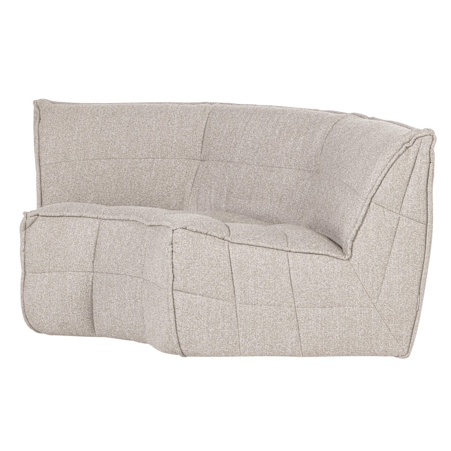 Sofa CLUSTER - modulárny rohový pieskový bouclé