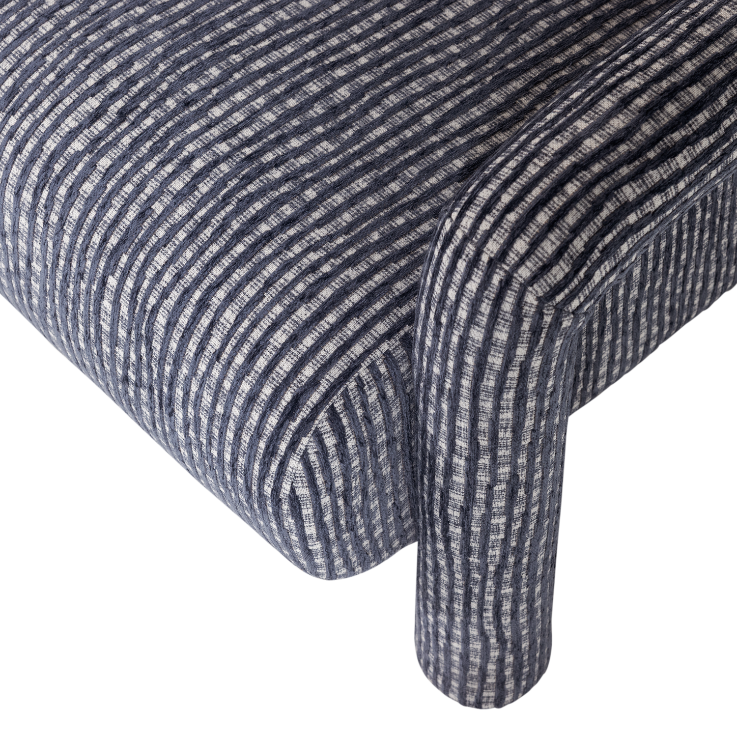 Fotel LENNY šedý s modrým