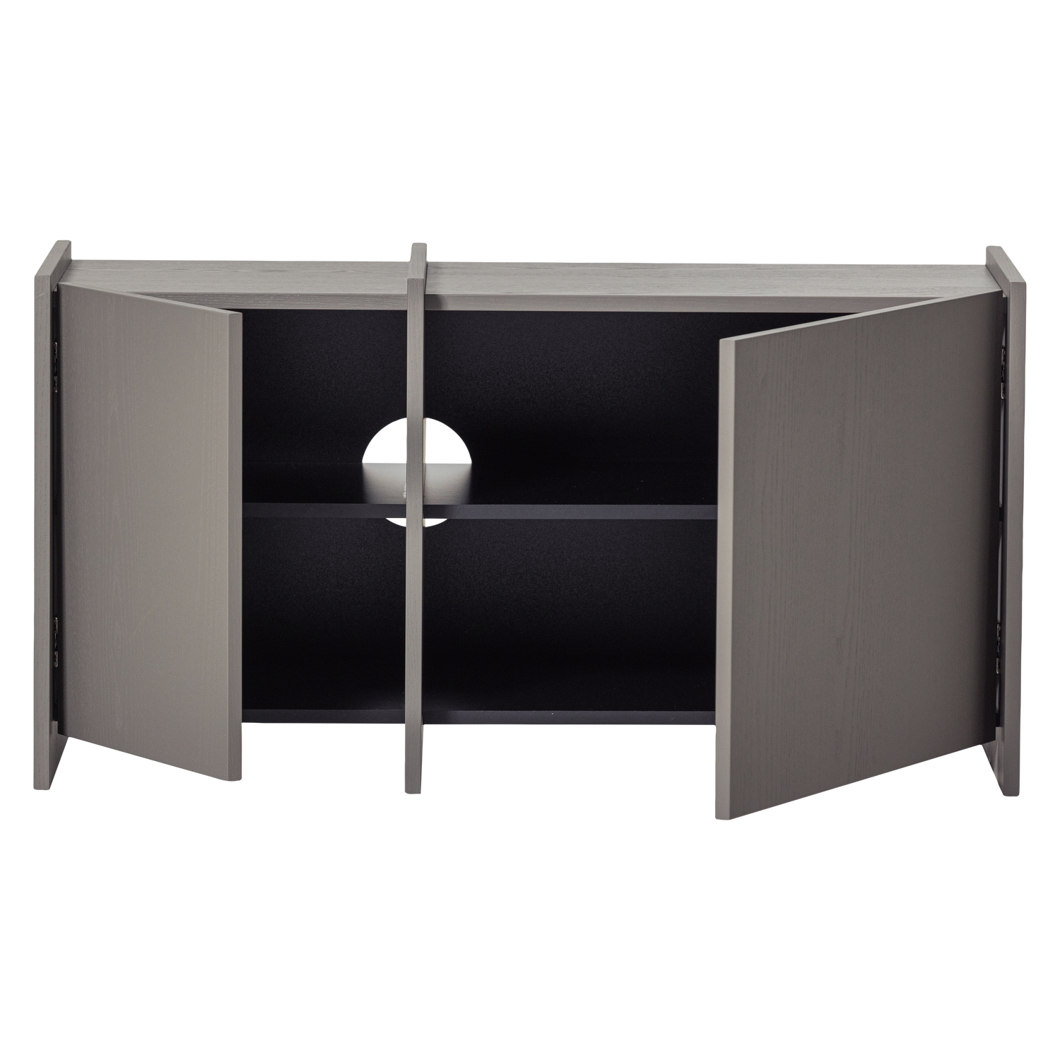 Televízna skrinka BROCK teplá šedá