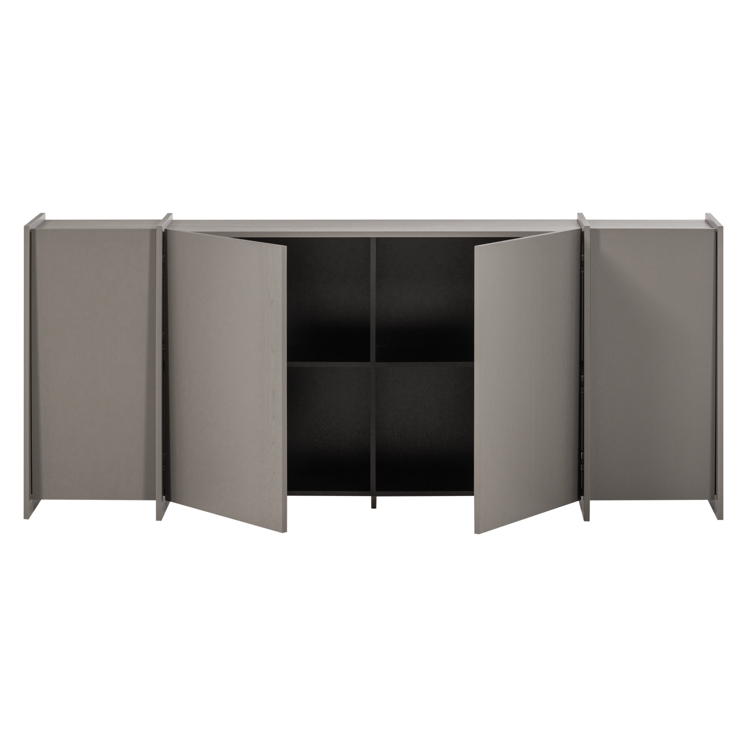 Komoda BROCK teplá šedá