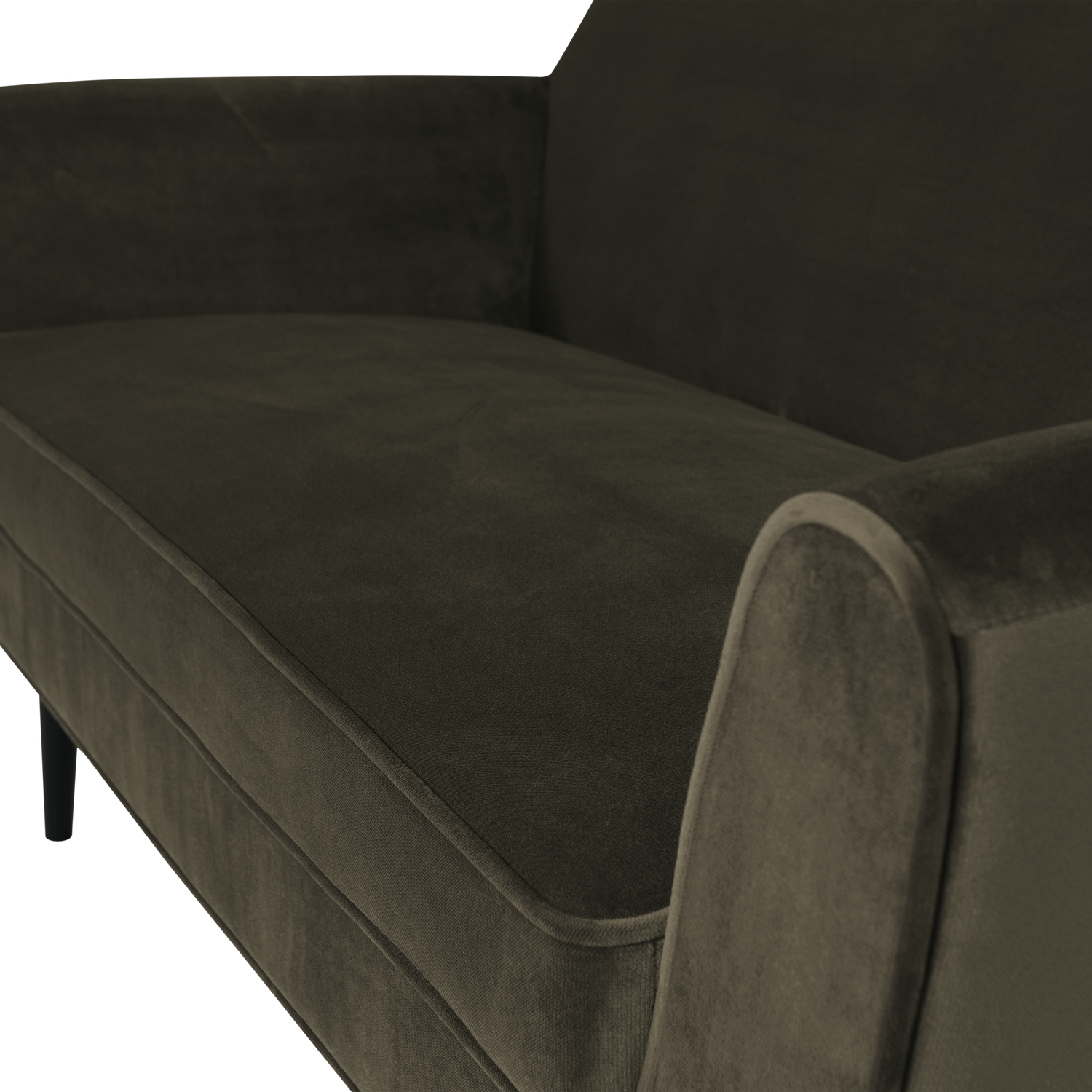 Velvet 2-Seater Sofa ROCCO Olive