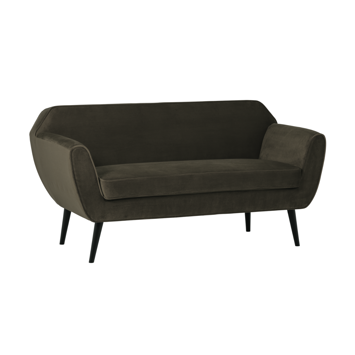 Velvet 2-Seater Sofa ROCCO Olive
