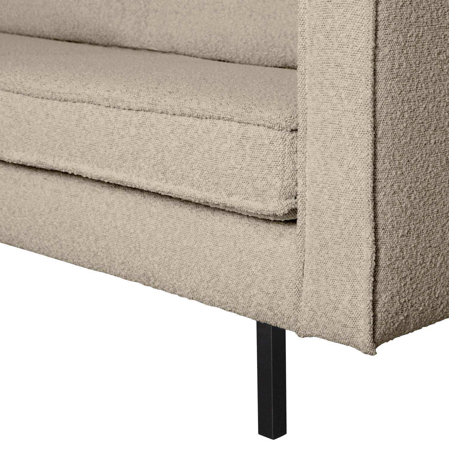 2-Seater Sofa RODEO Beige Bouclé
