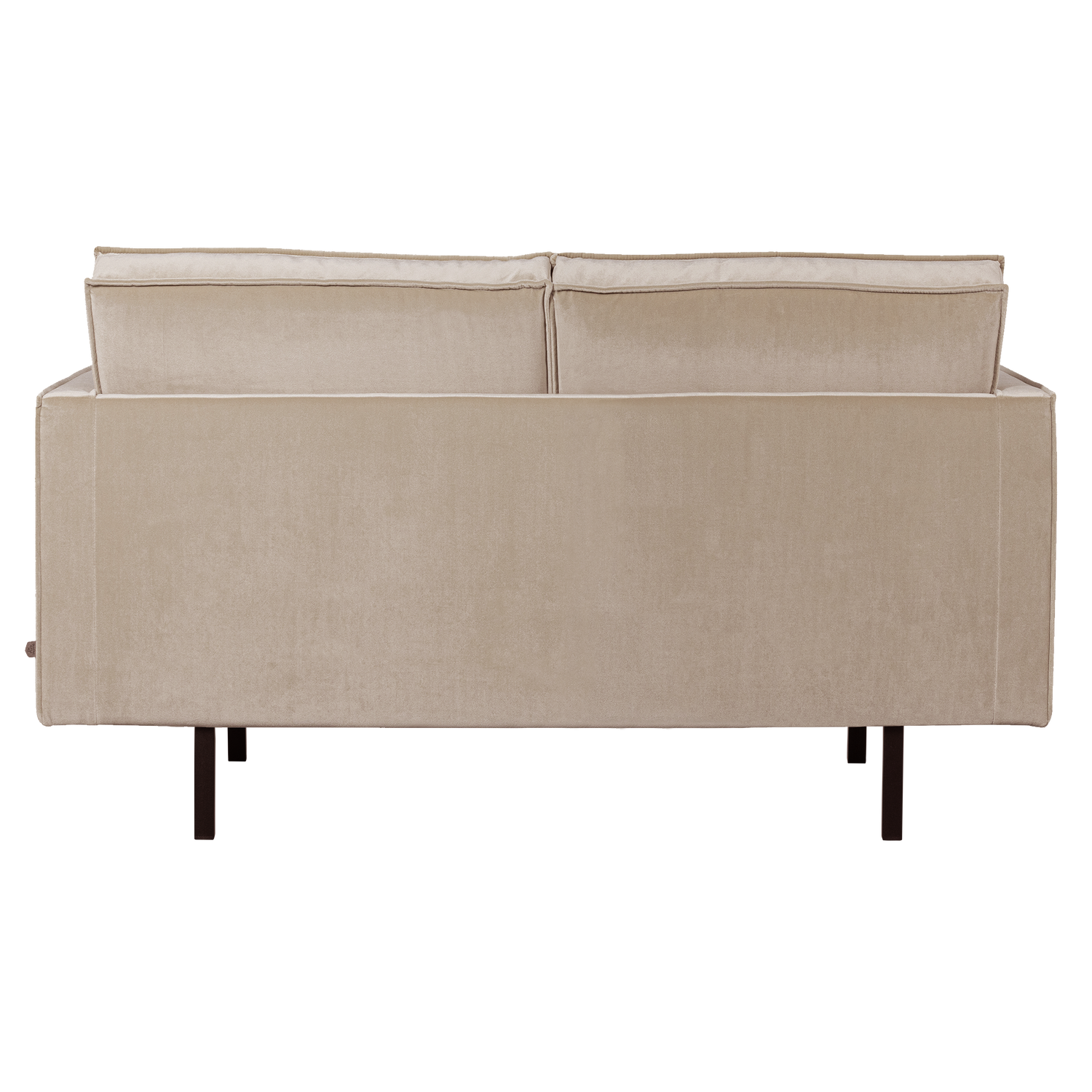 Sofa z jemného velúru 2-osobová RODEO khaki
