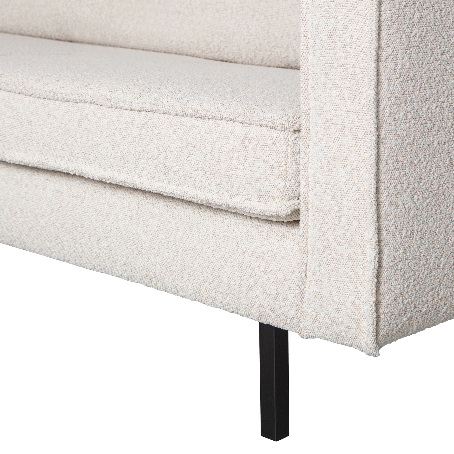 Sofa 2-osobová RODEO krémový bouclé