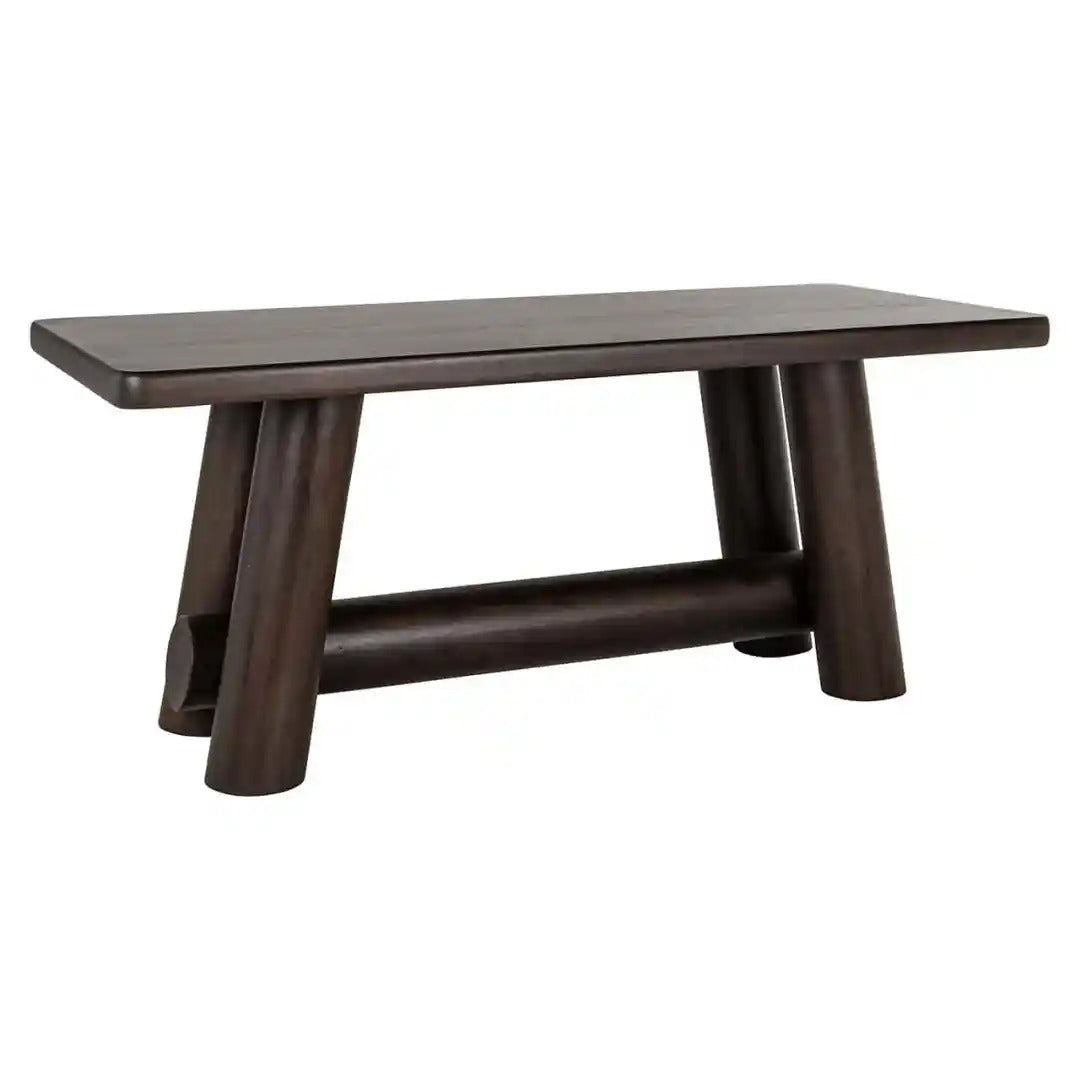 MENARA Bar Table Dark Brown Acacia Wood