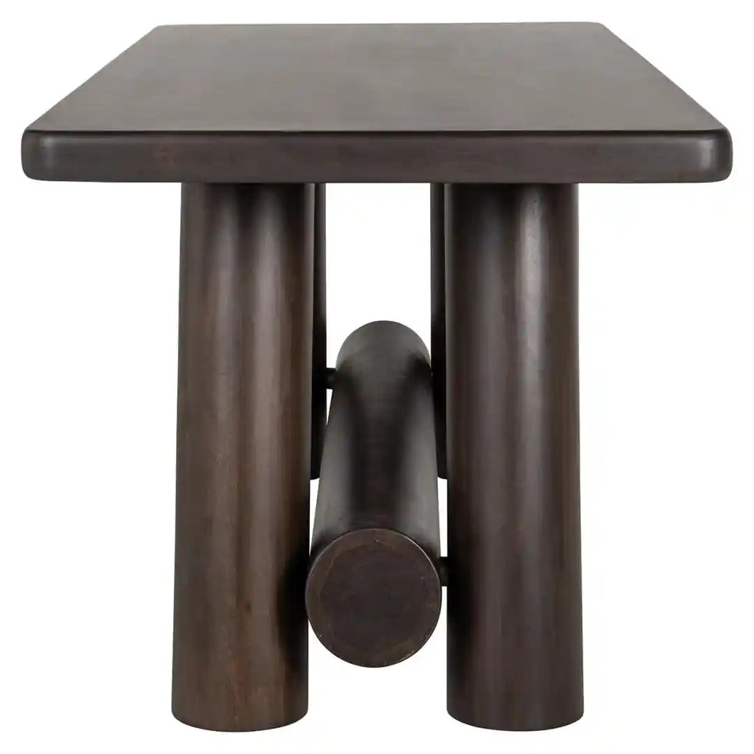MENARA Bar Table Dark Brown Acacia Wood