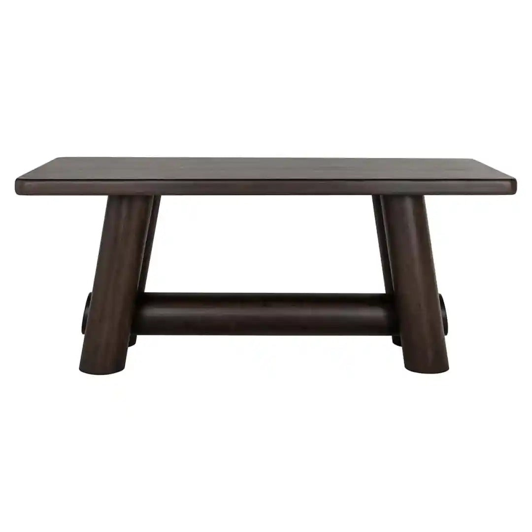 MENARA Bar Table Dark Brown Acacia Wood