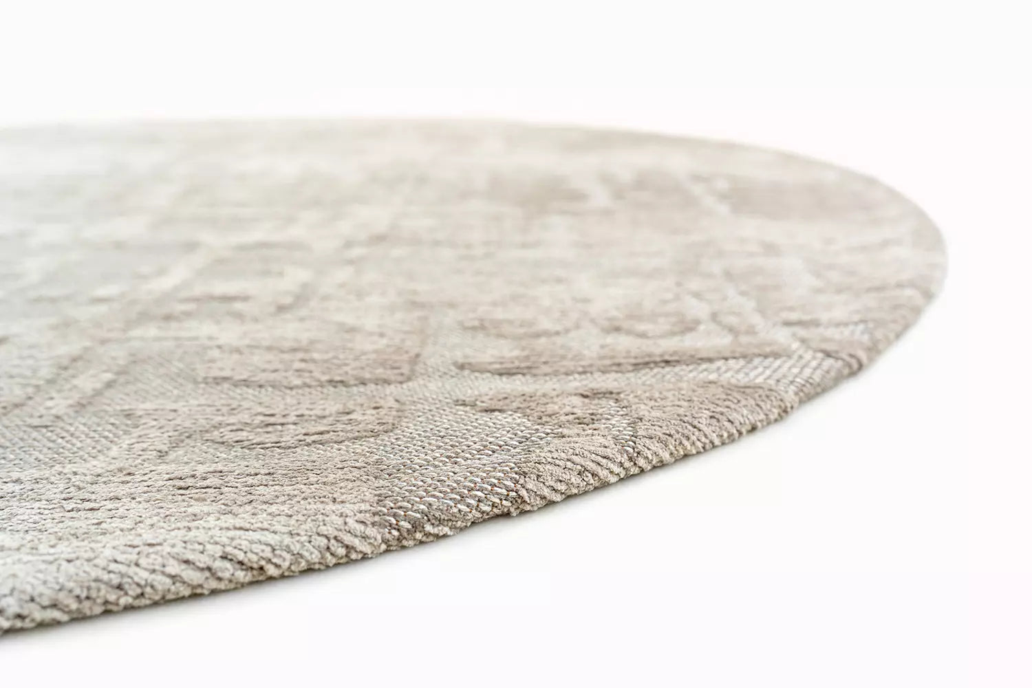 Okrúhly koberec BAOBAB DRY BEIGE šedobéžový