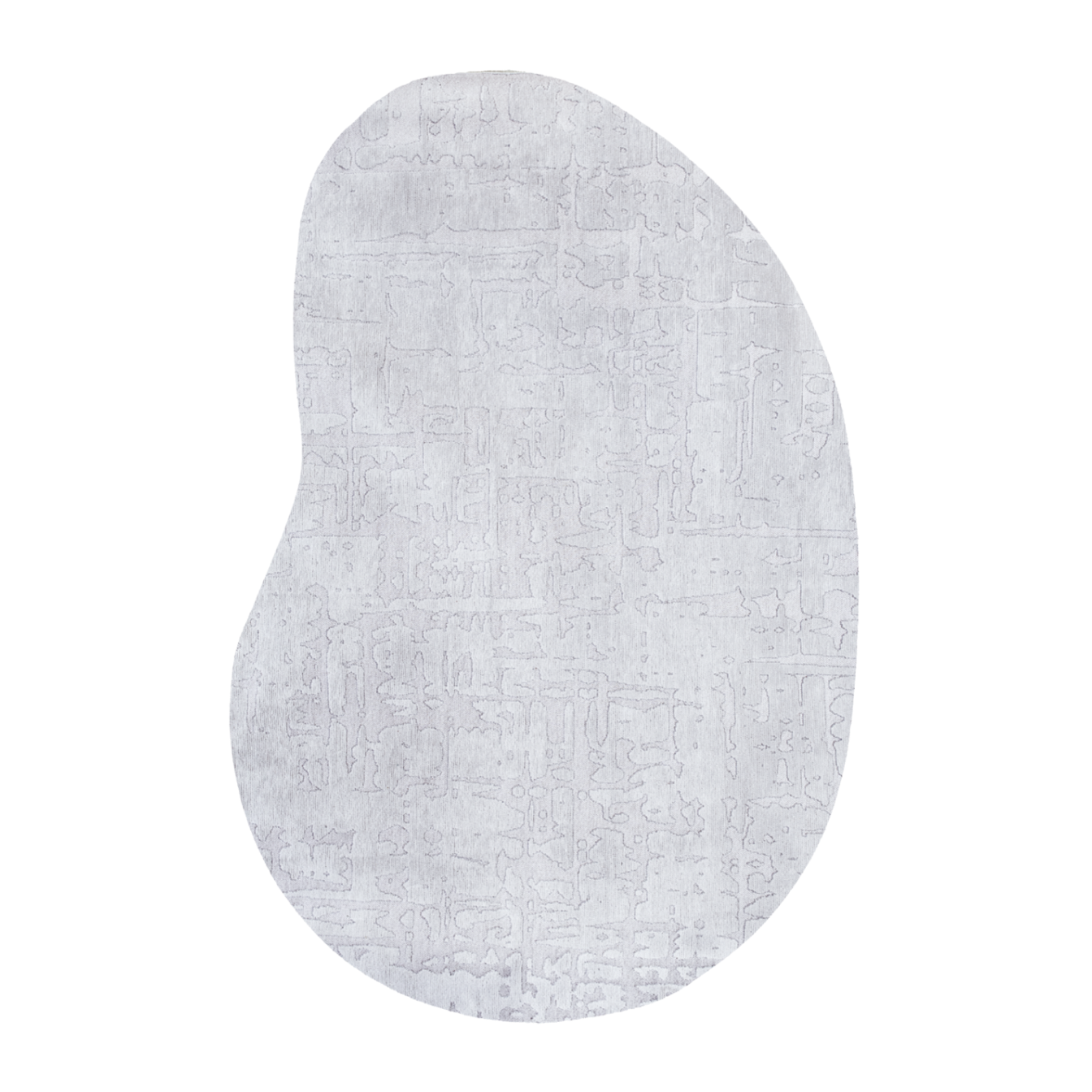 Oval rug BAOBAB TSINGY OYSTER gray