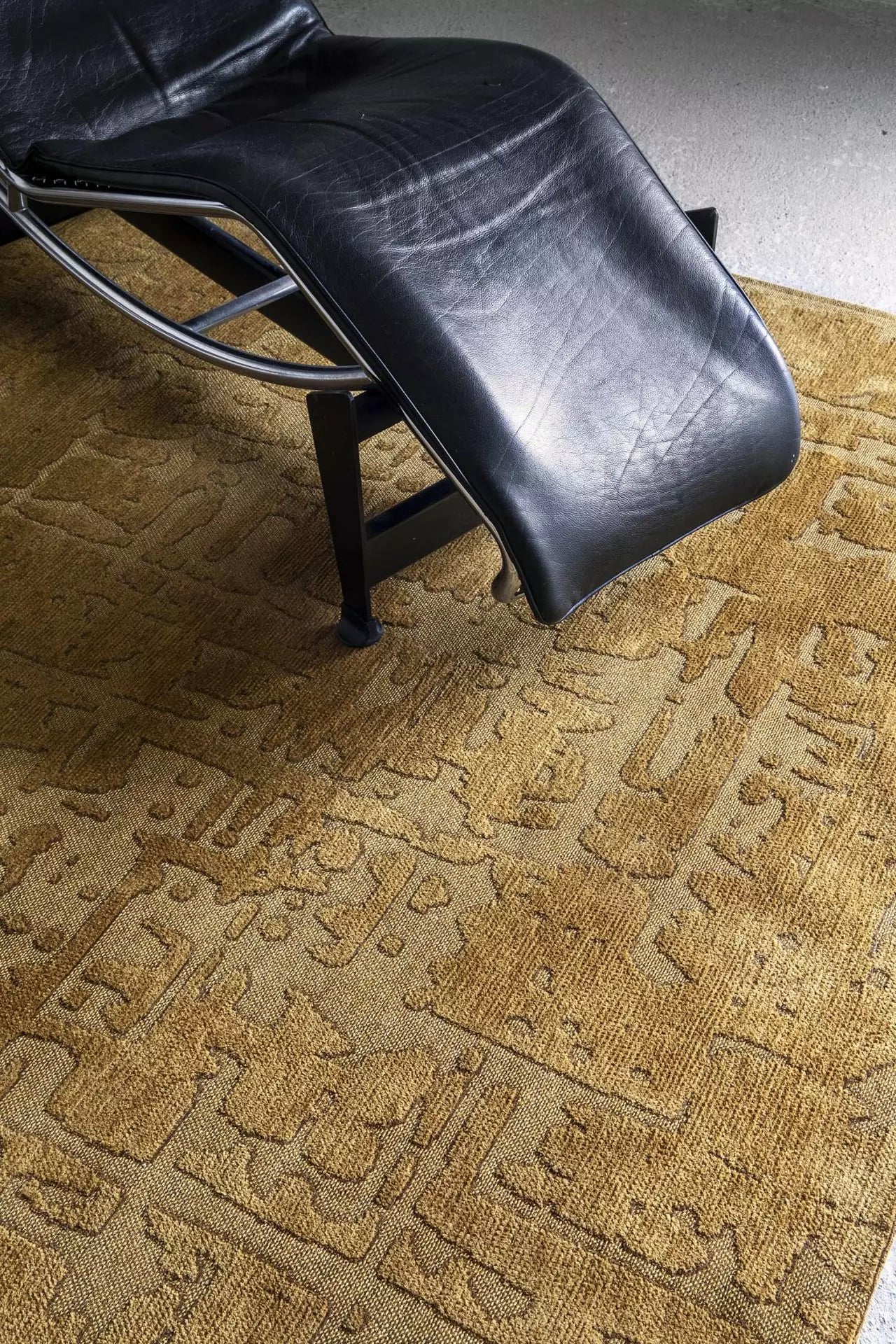 Oval Rug BAOBAB MADAGASCAR Yellow