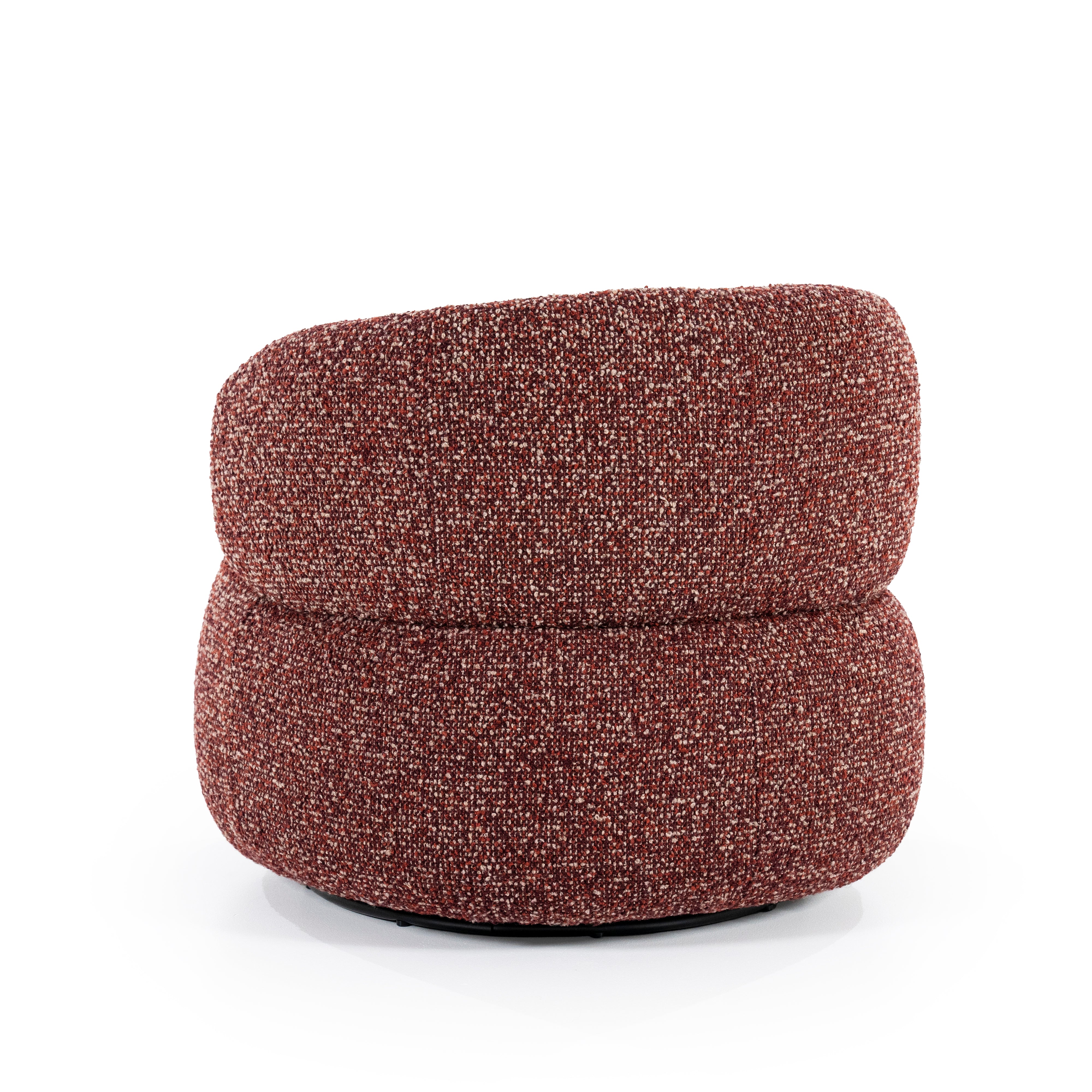 Fotel MAEVE hrdzavohnedý melír