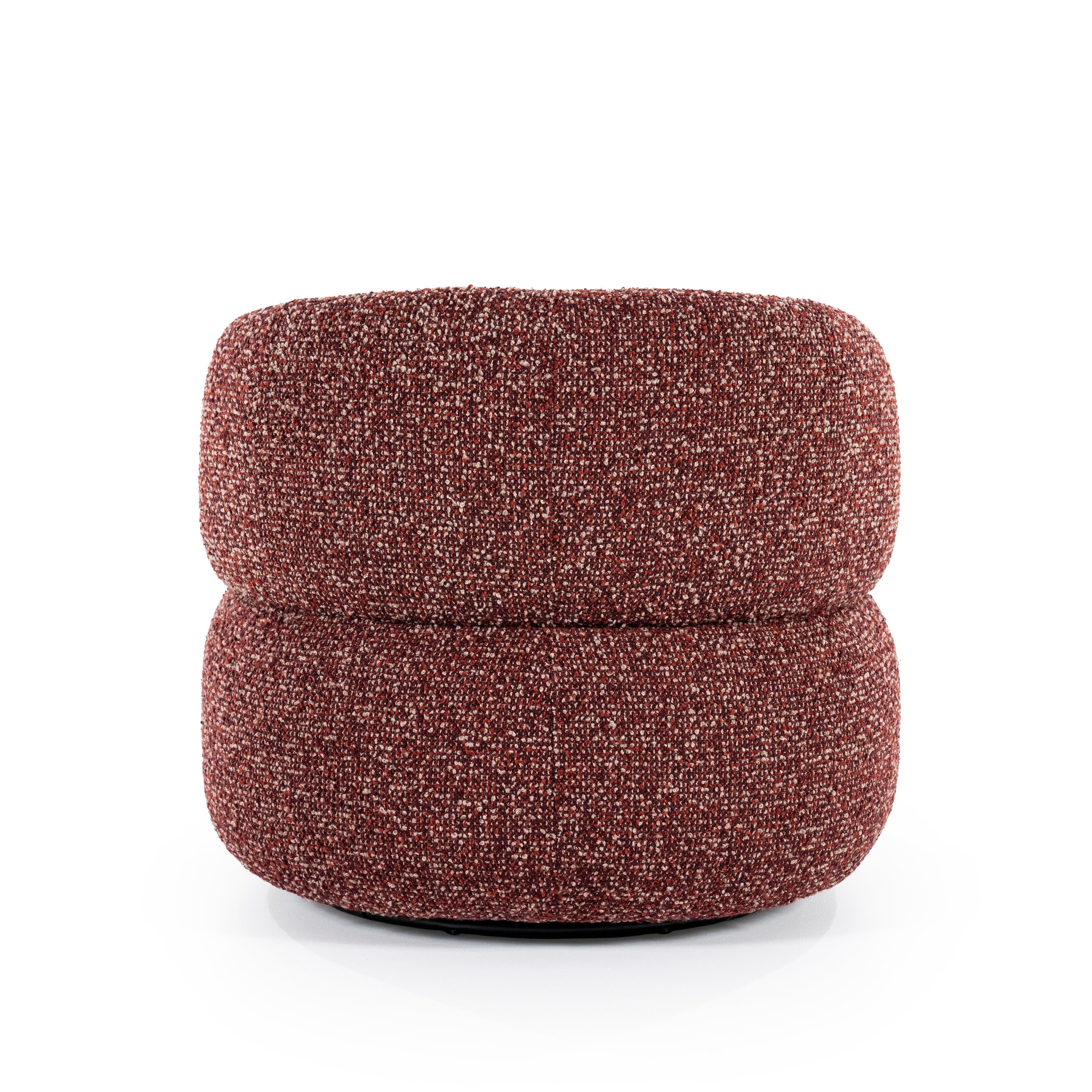 Fotel MAEVE hrdzavohnedý melír