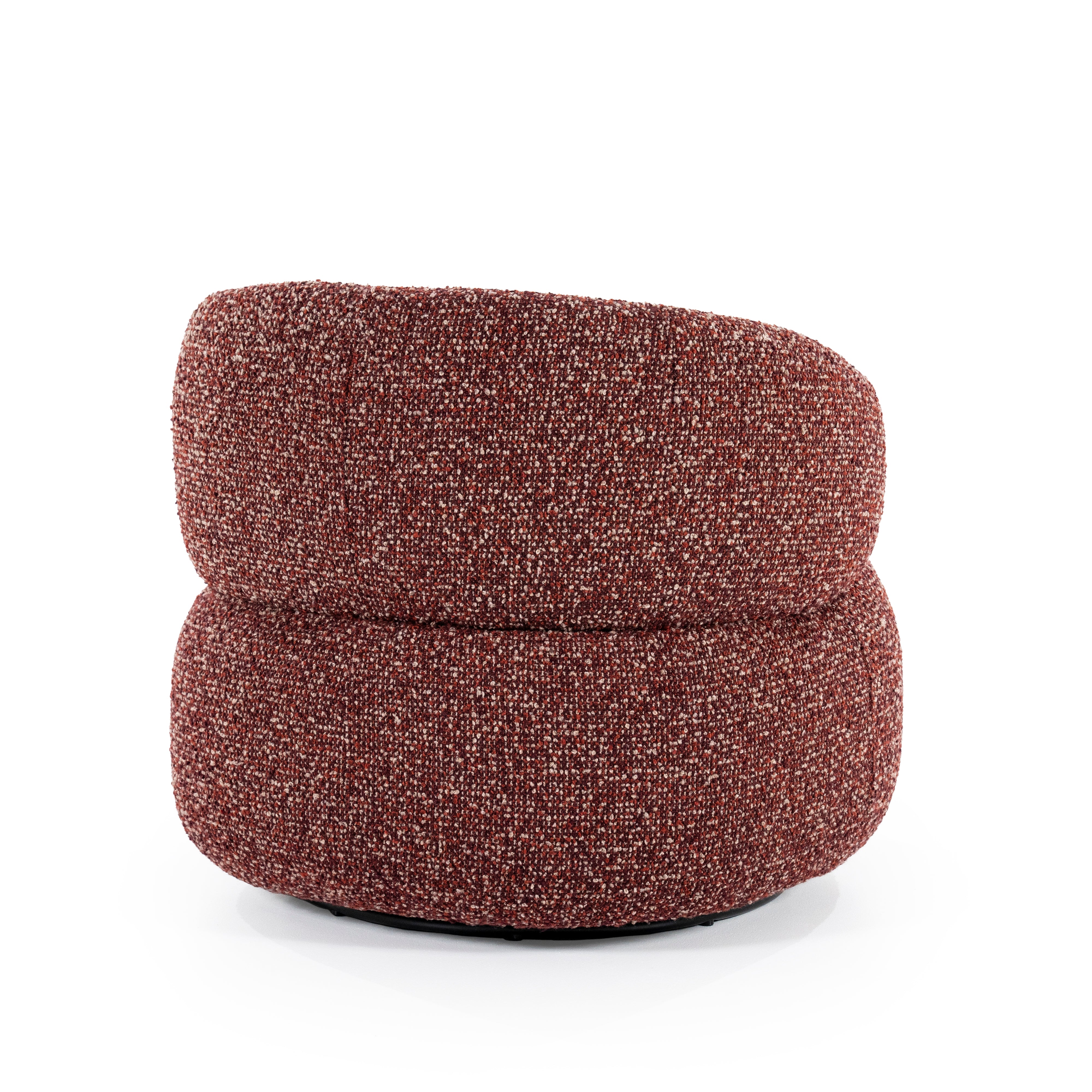 Fotel MAEVE hrdzavohnedý melír