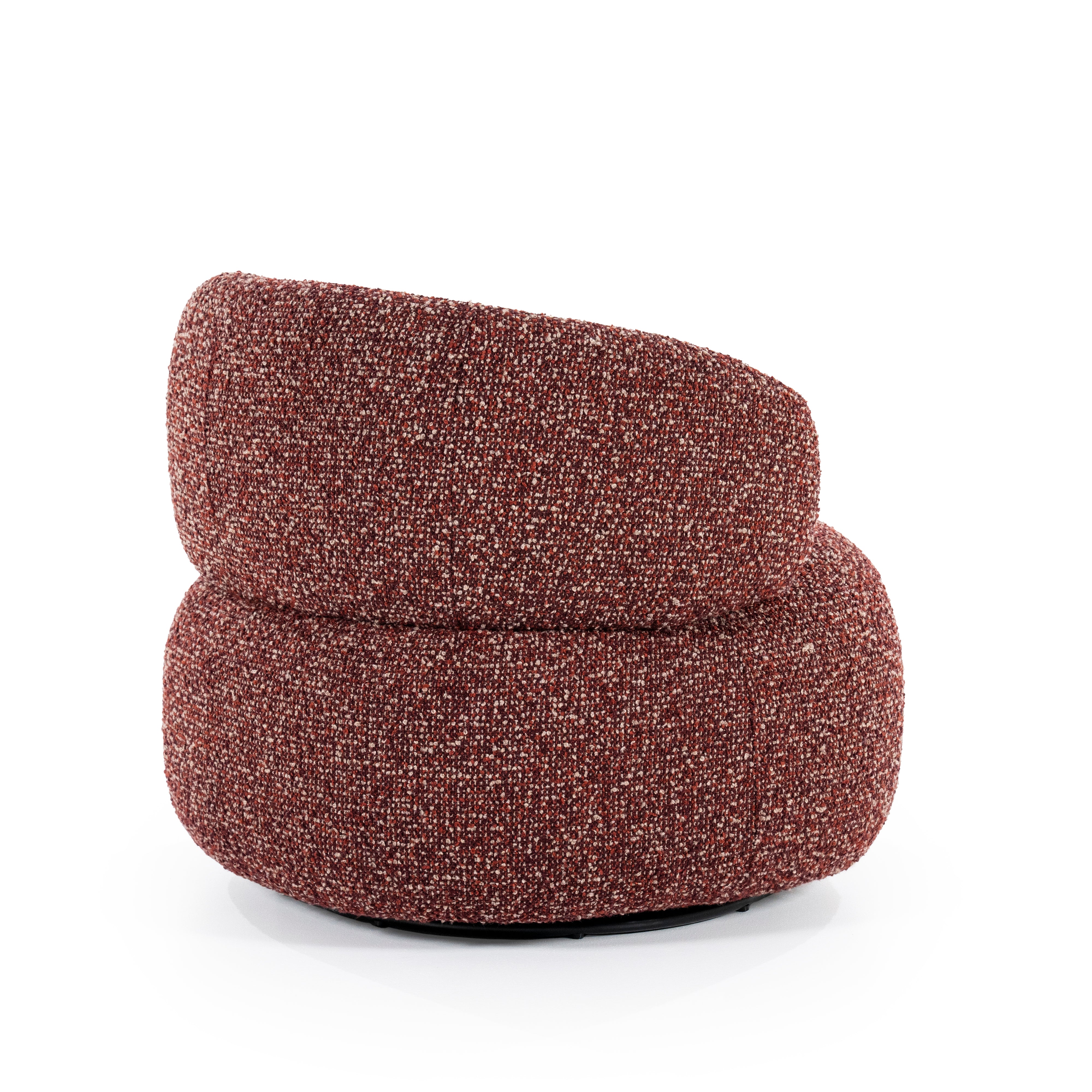 Fotel MAEVE hrdzavohnedý melír