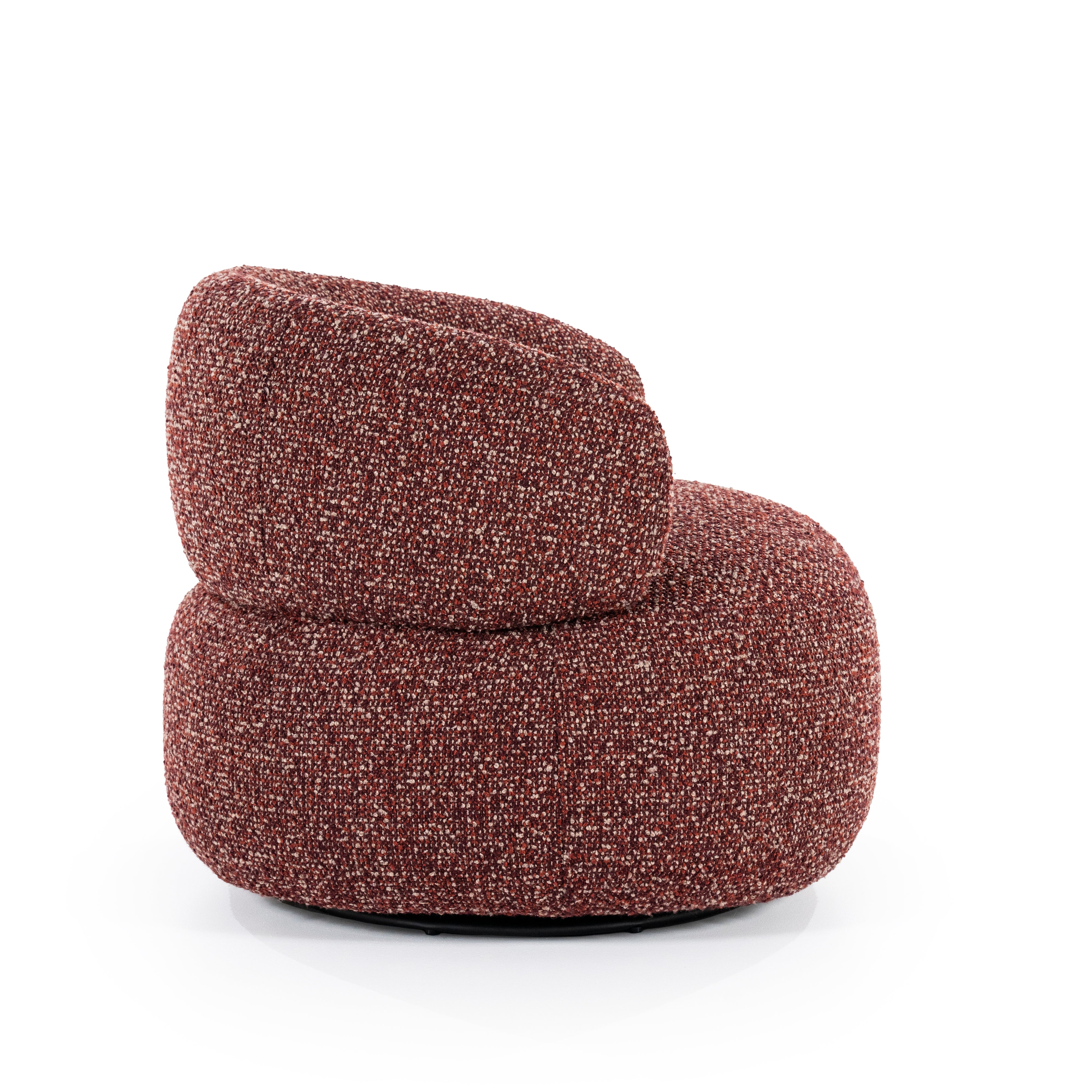 Fotel MAEVE hrdzavohnedý melír