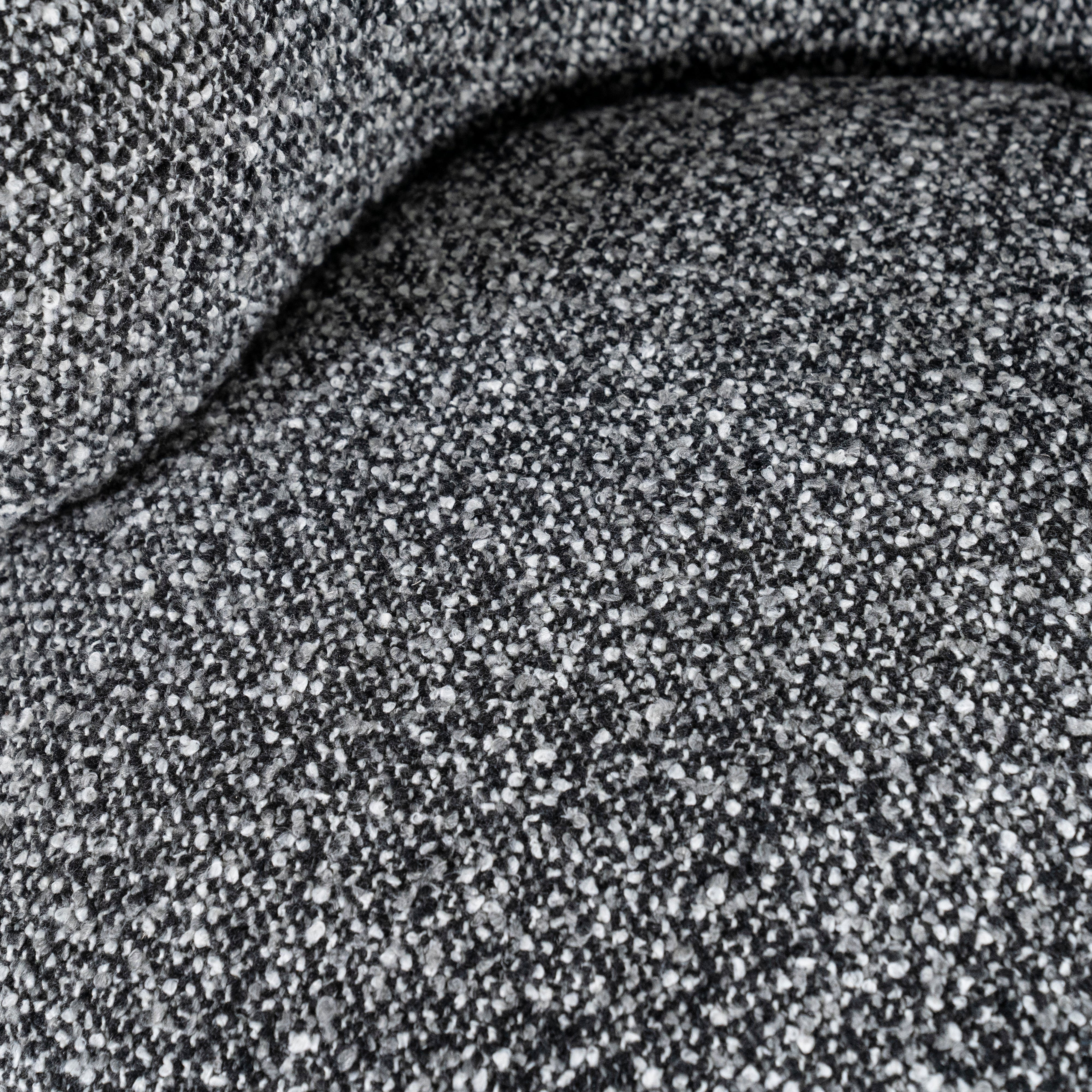 Fotel MAEVE čierno-biely melír