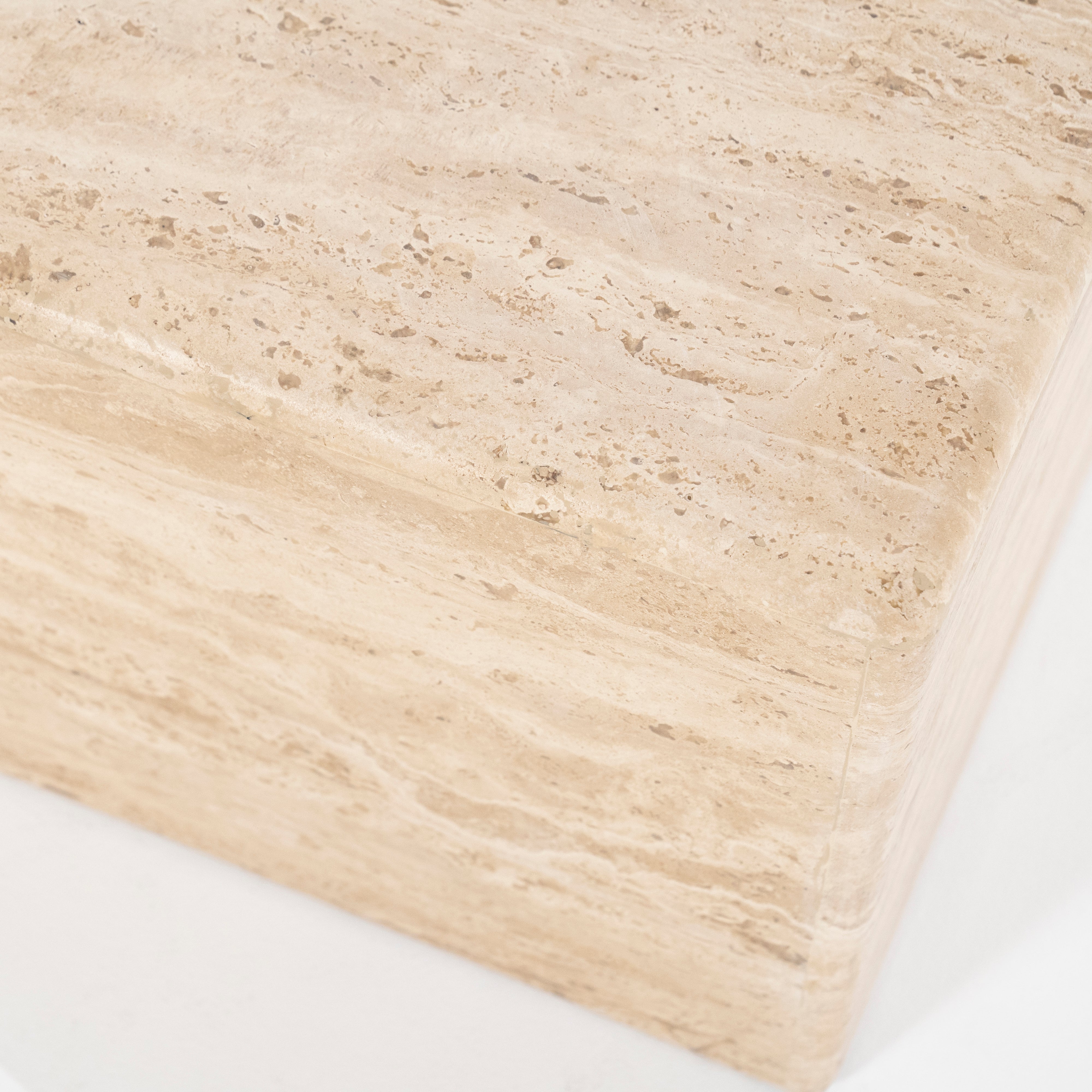DONTA travertine coffee table