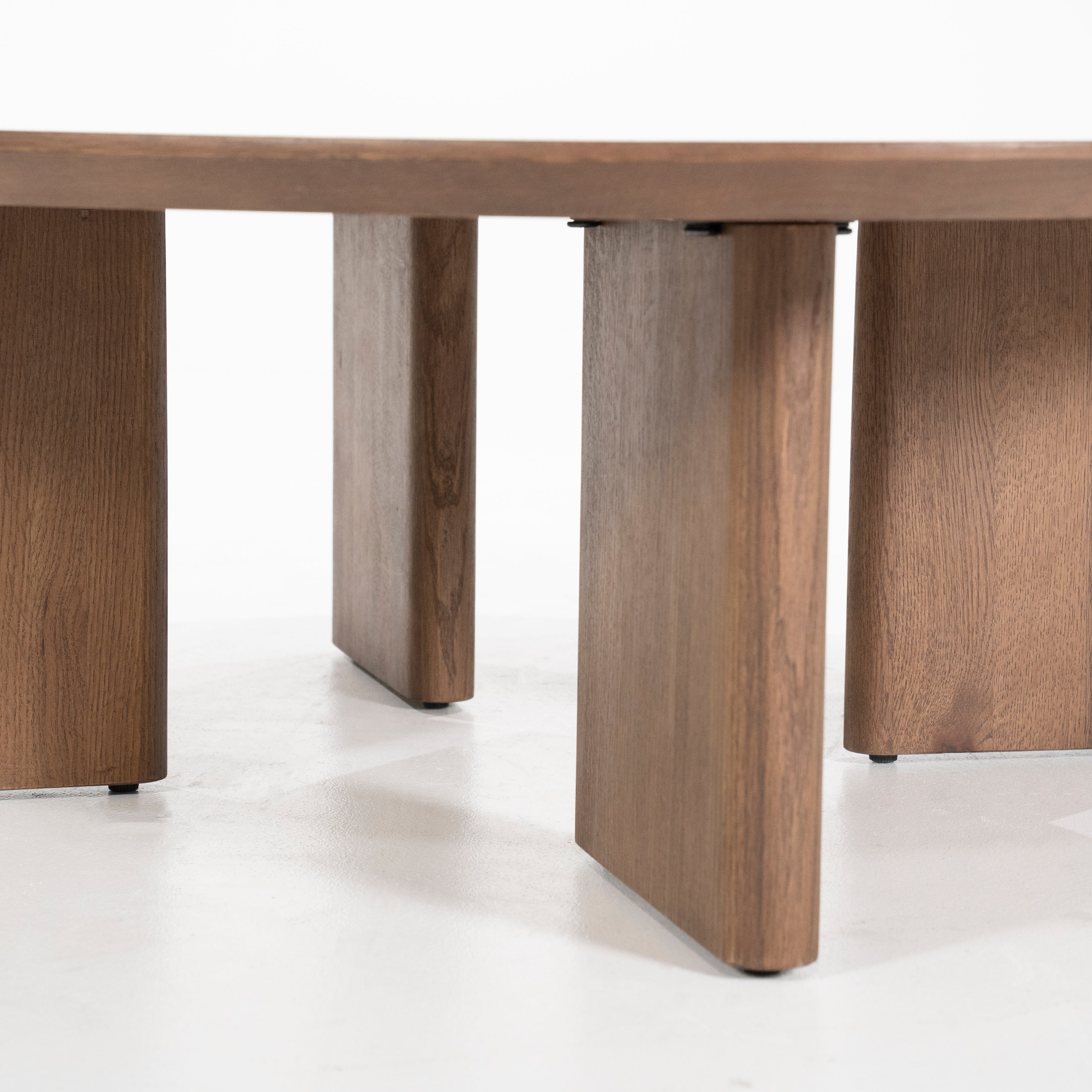 Stolik kawowy STEF ciemne drewno dębowe